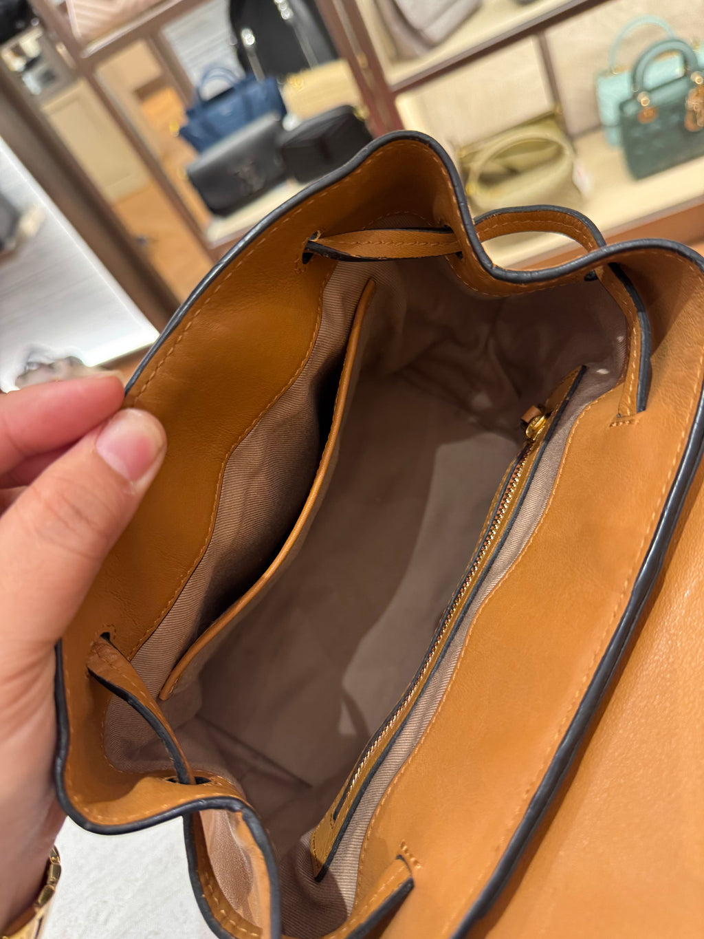 MCM Backpack Cognac