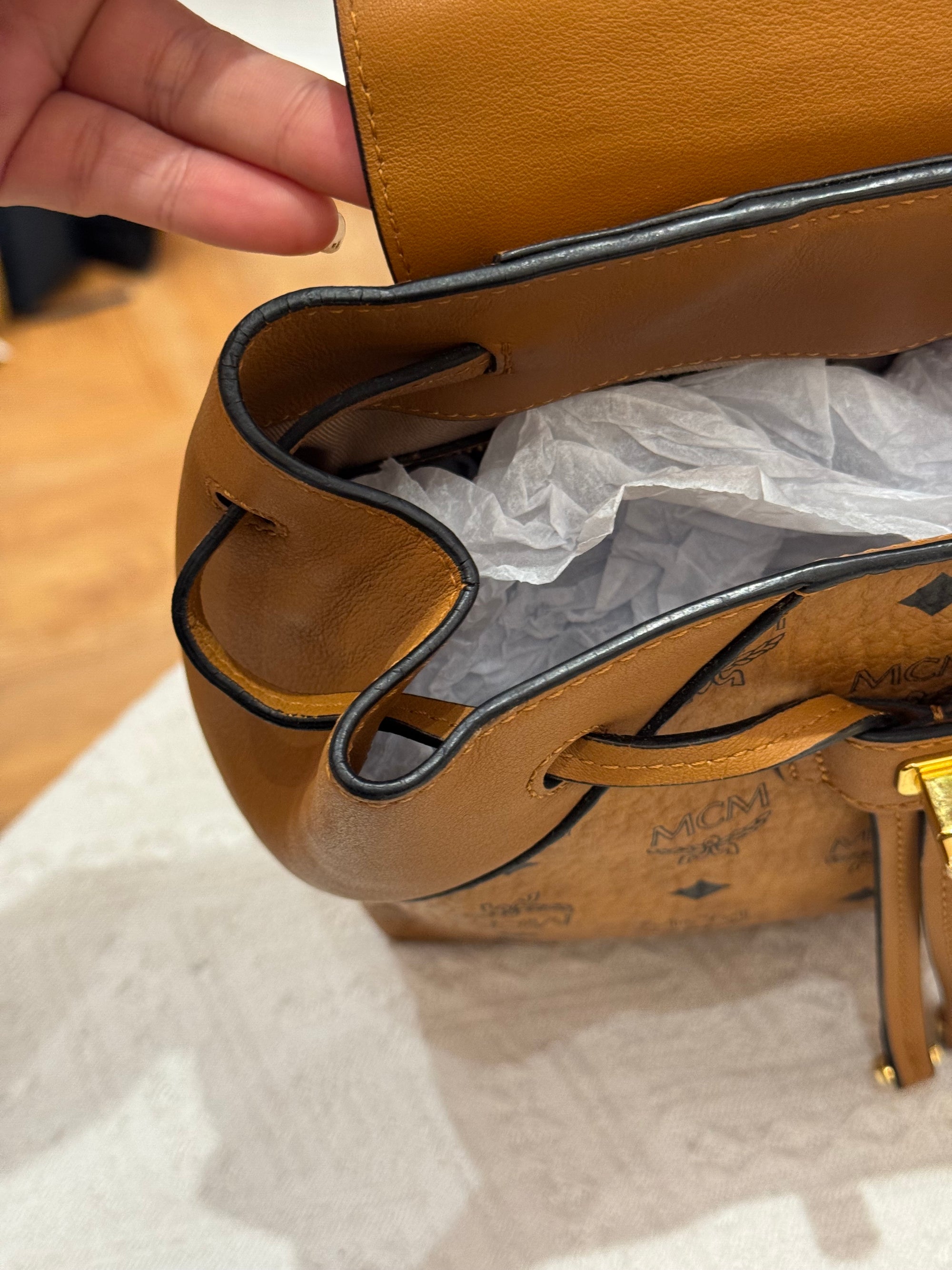 MCM Backpack Cognac