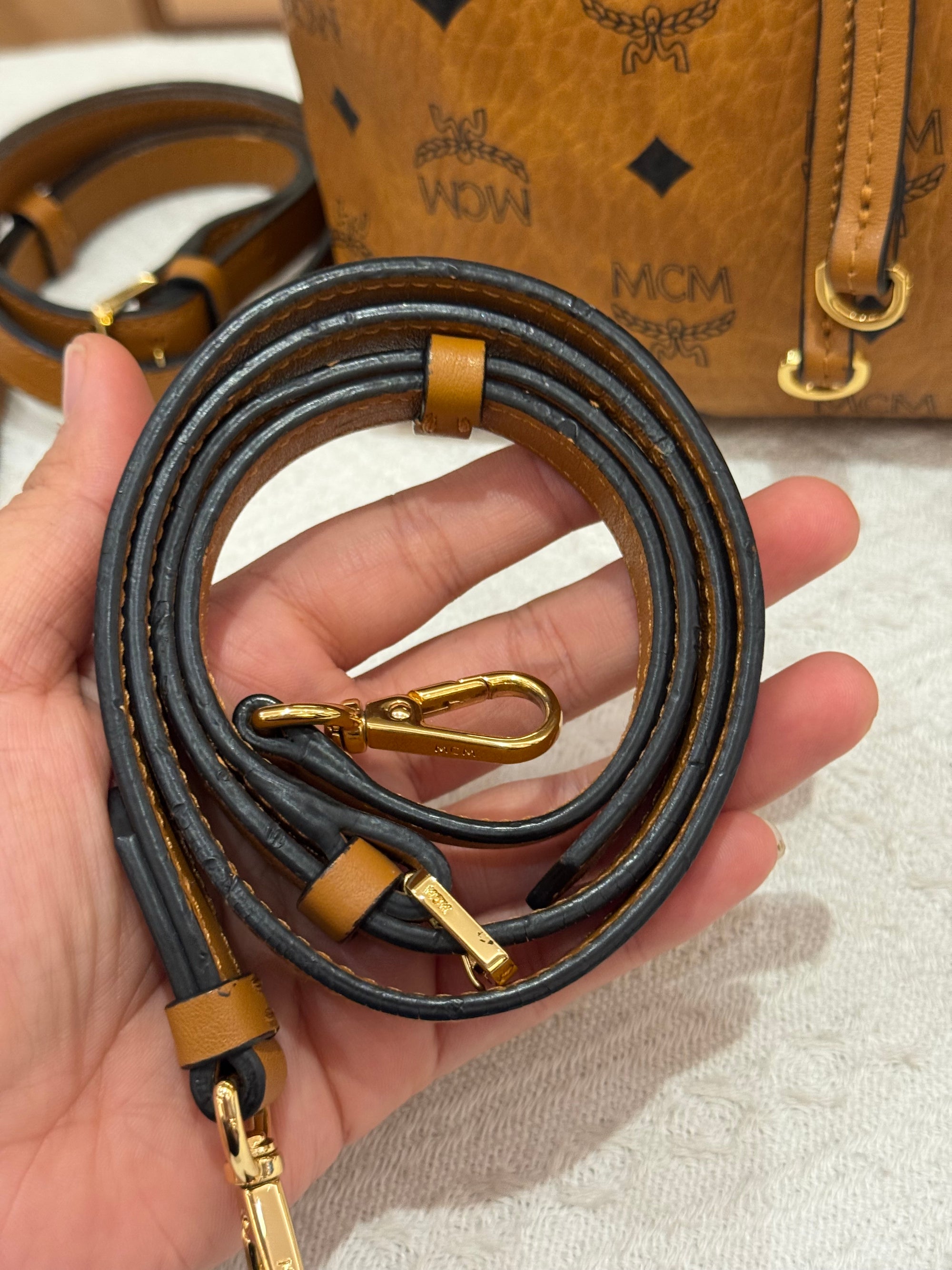 MCM Backpack Cognac