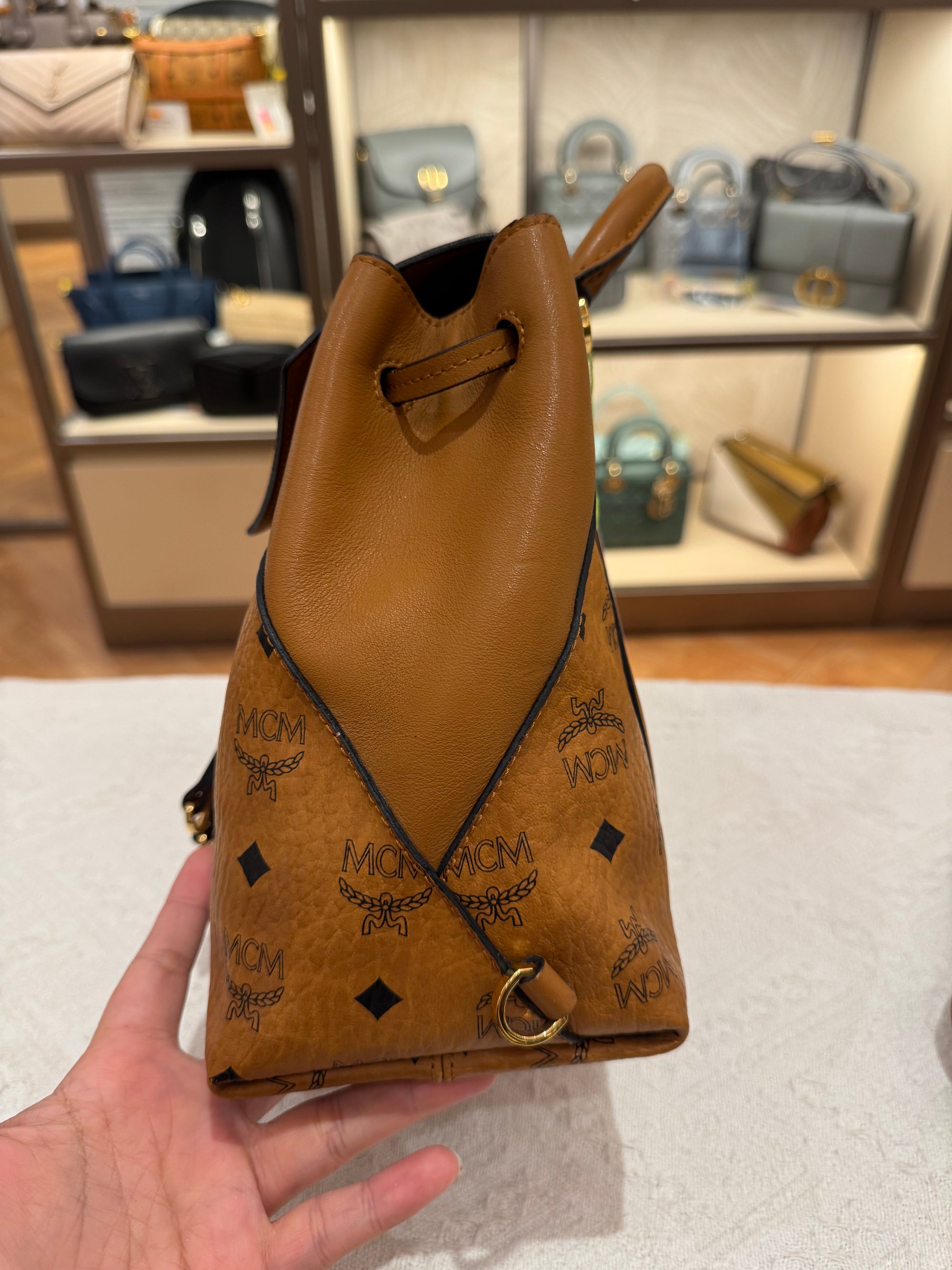 MCM Backpack Cognac