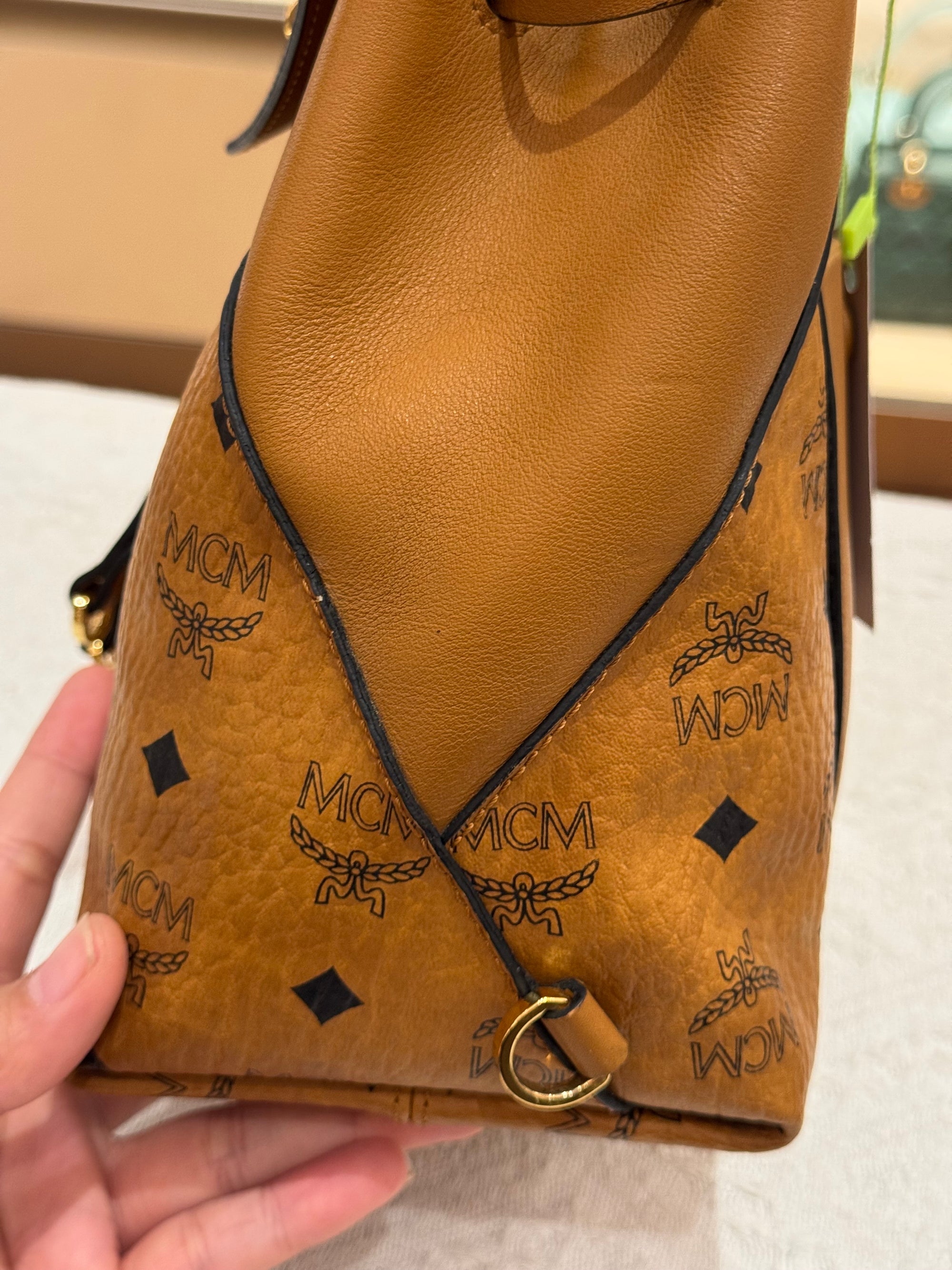 MCM Backpack Cognac