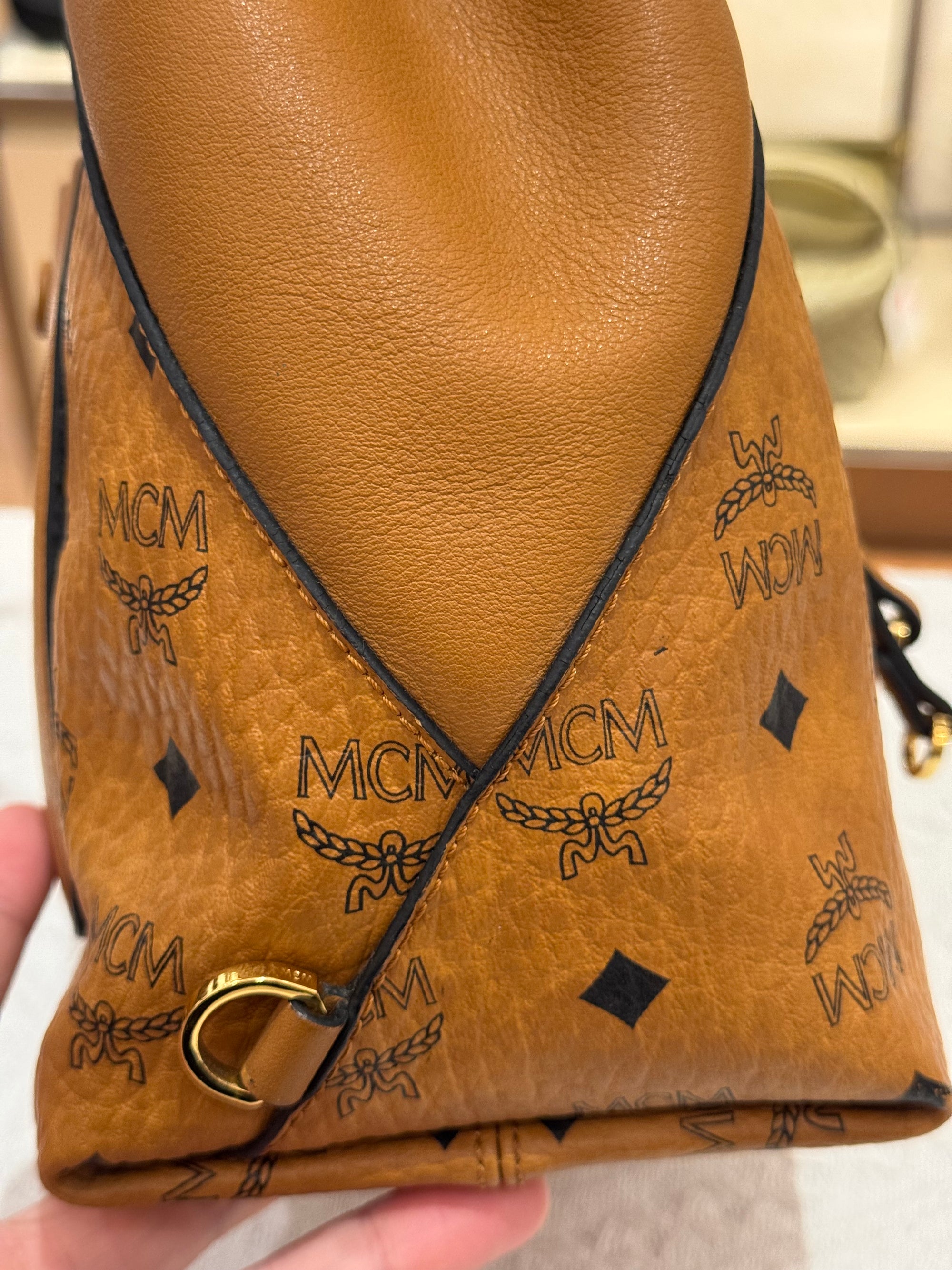 MCM Backpack Cognac