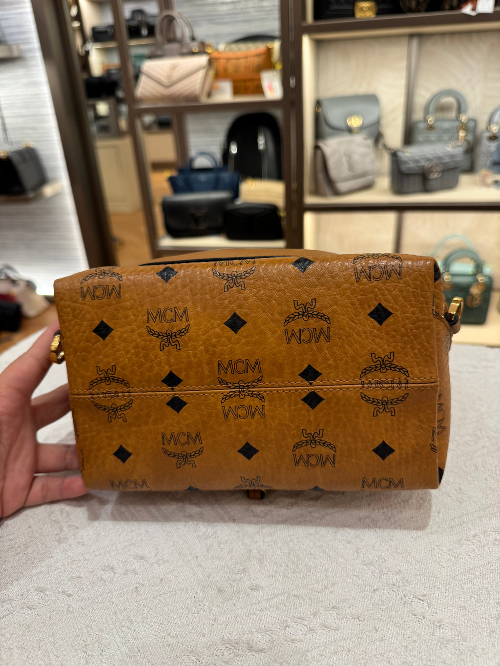 MCM Backpack Cognac