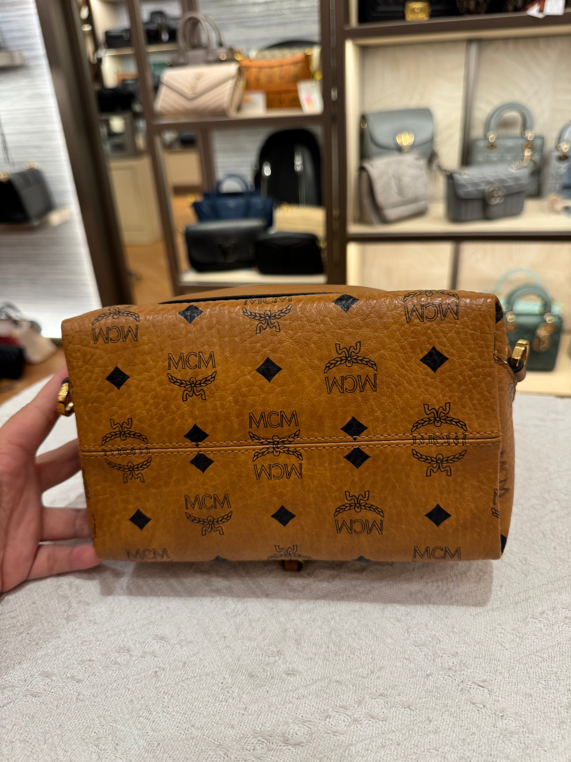 MCM Backpack Cognac