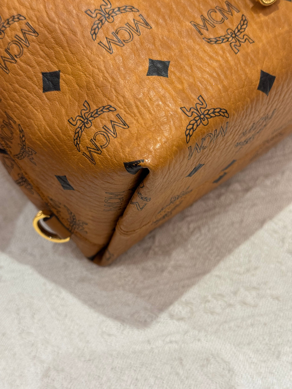 MCM Backpack Cognac