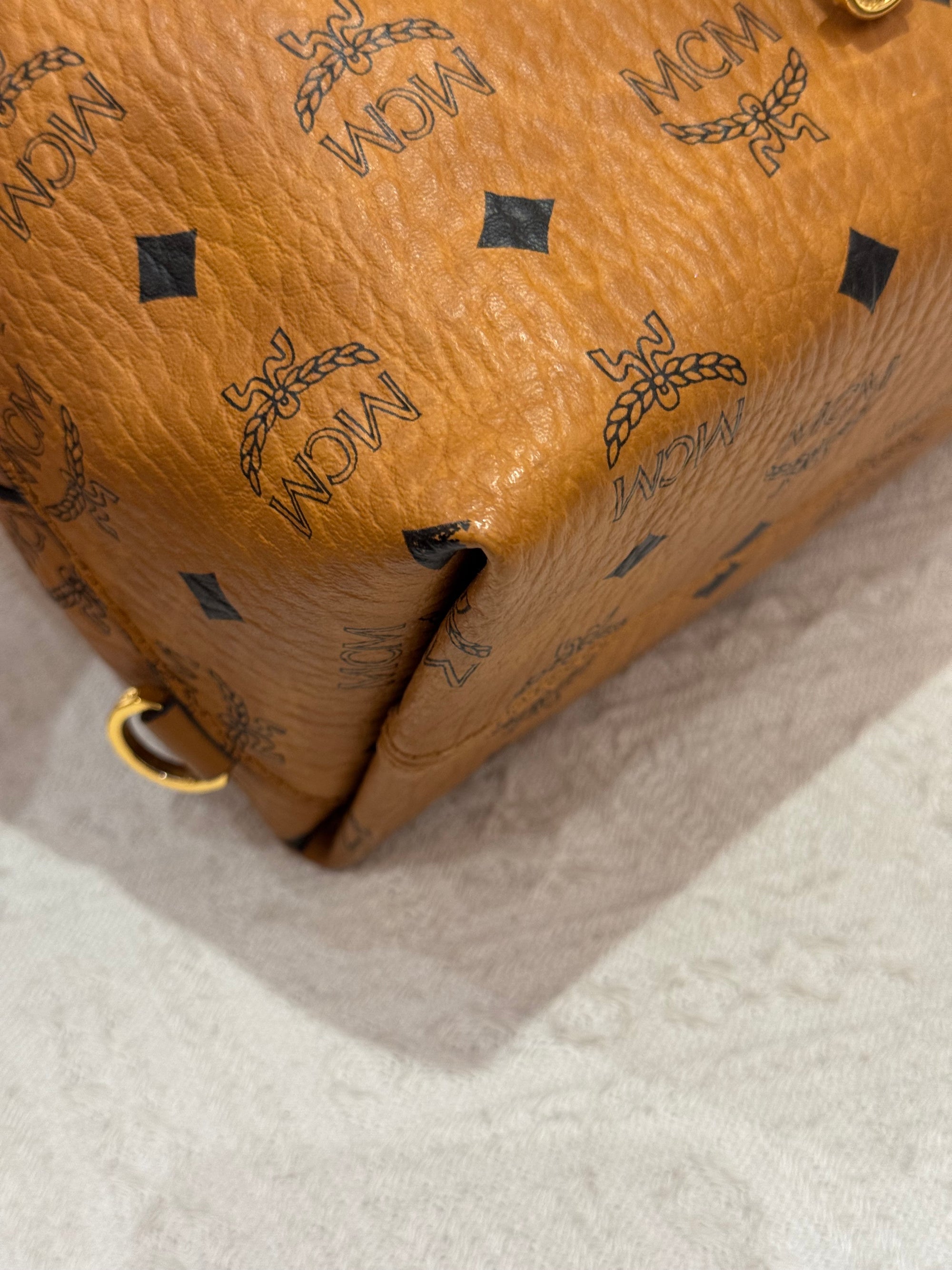MCM Backpack Cognac