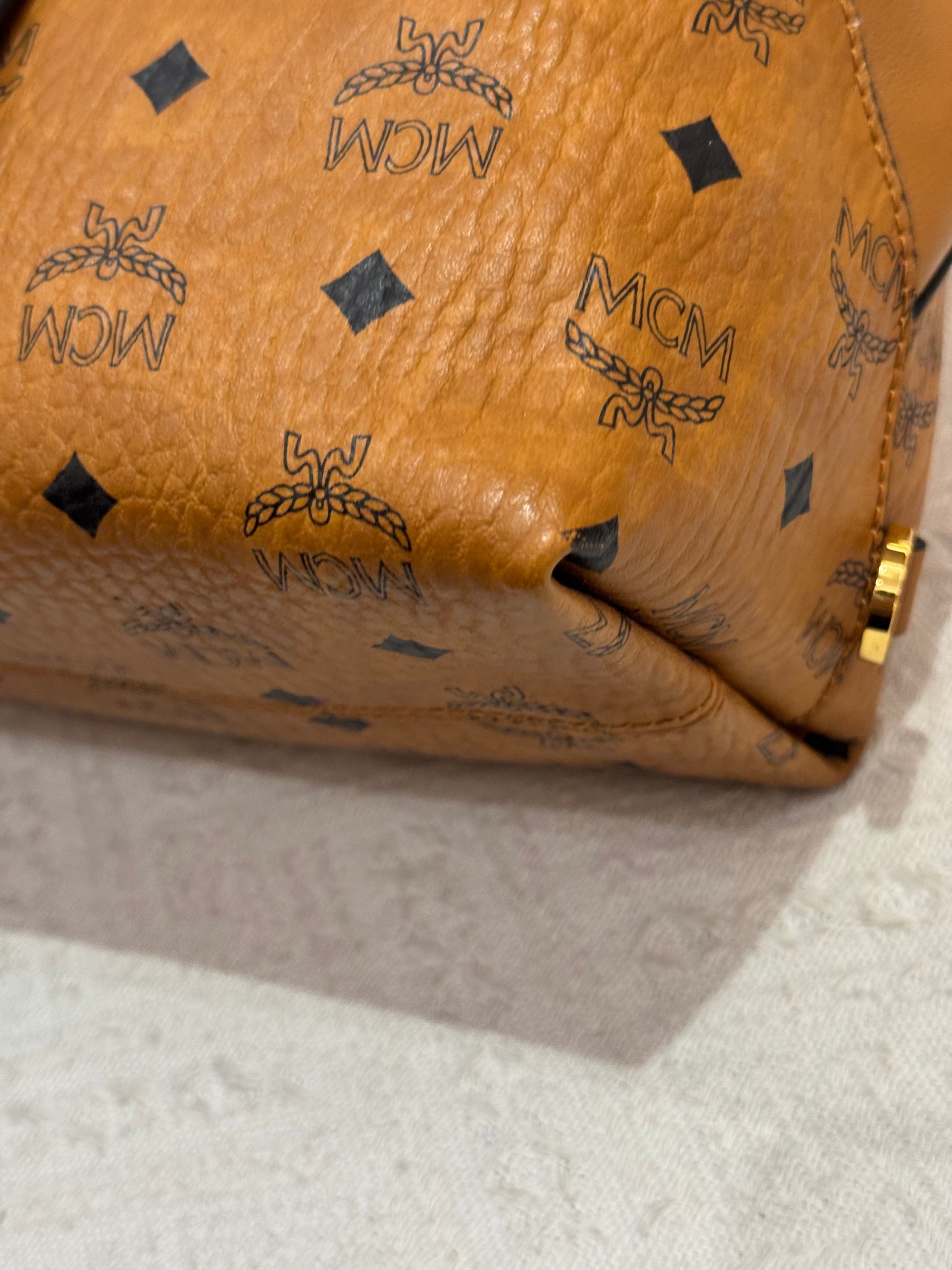 MCM Backpack Cognac