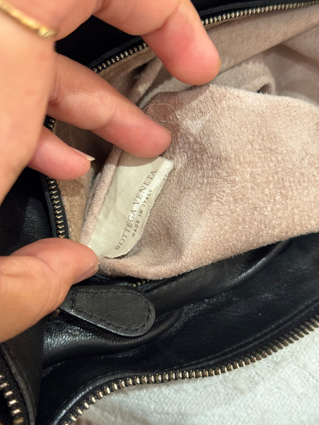 Bottega Veneta Hobo Interciato