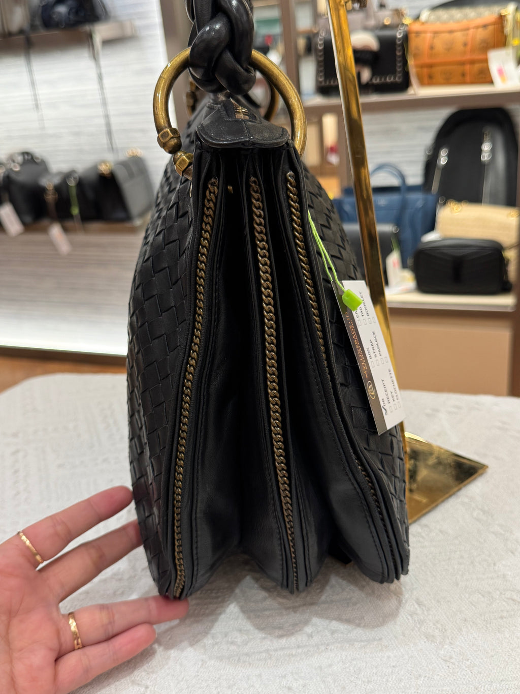 Bottega Veneta Hobo Interciato