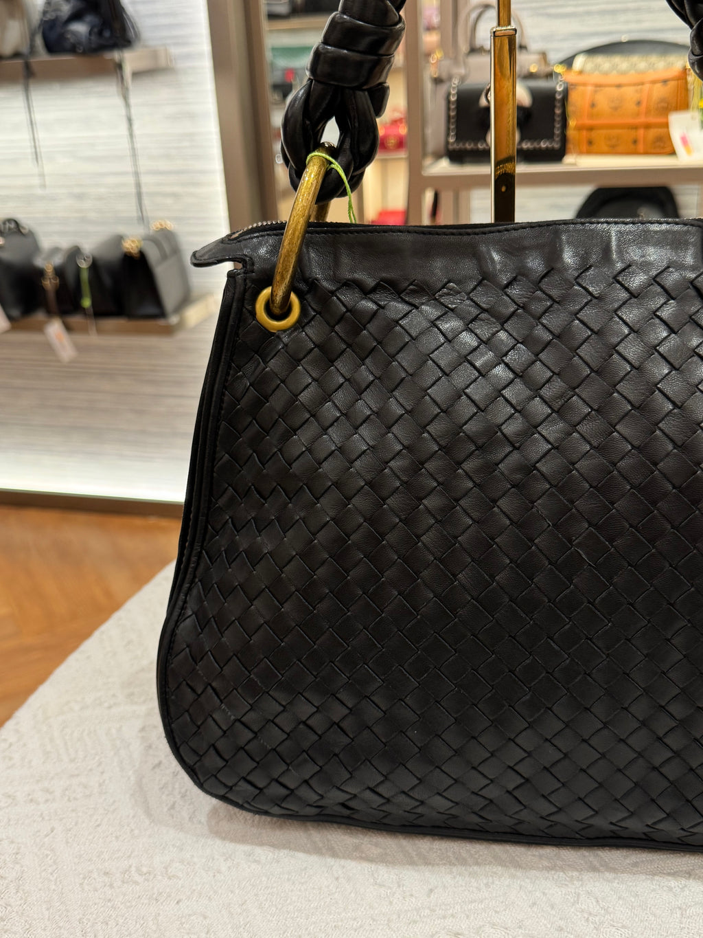 Bottega Veneta Hobo Interciato