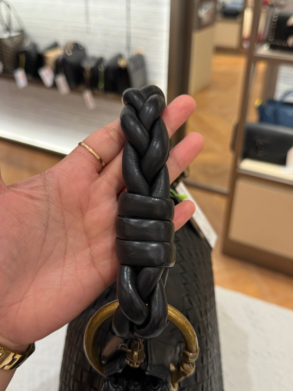 Bottega Veneta Hobo Interciato