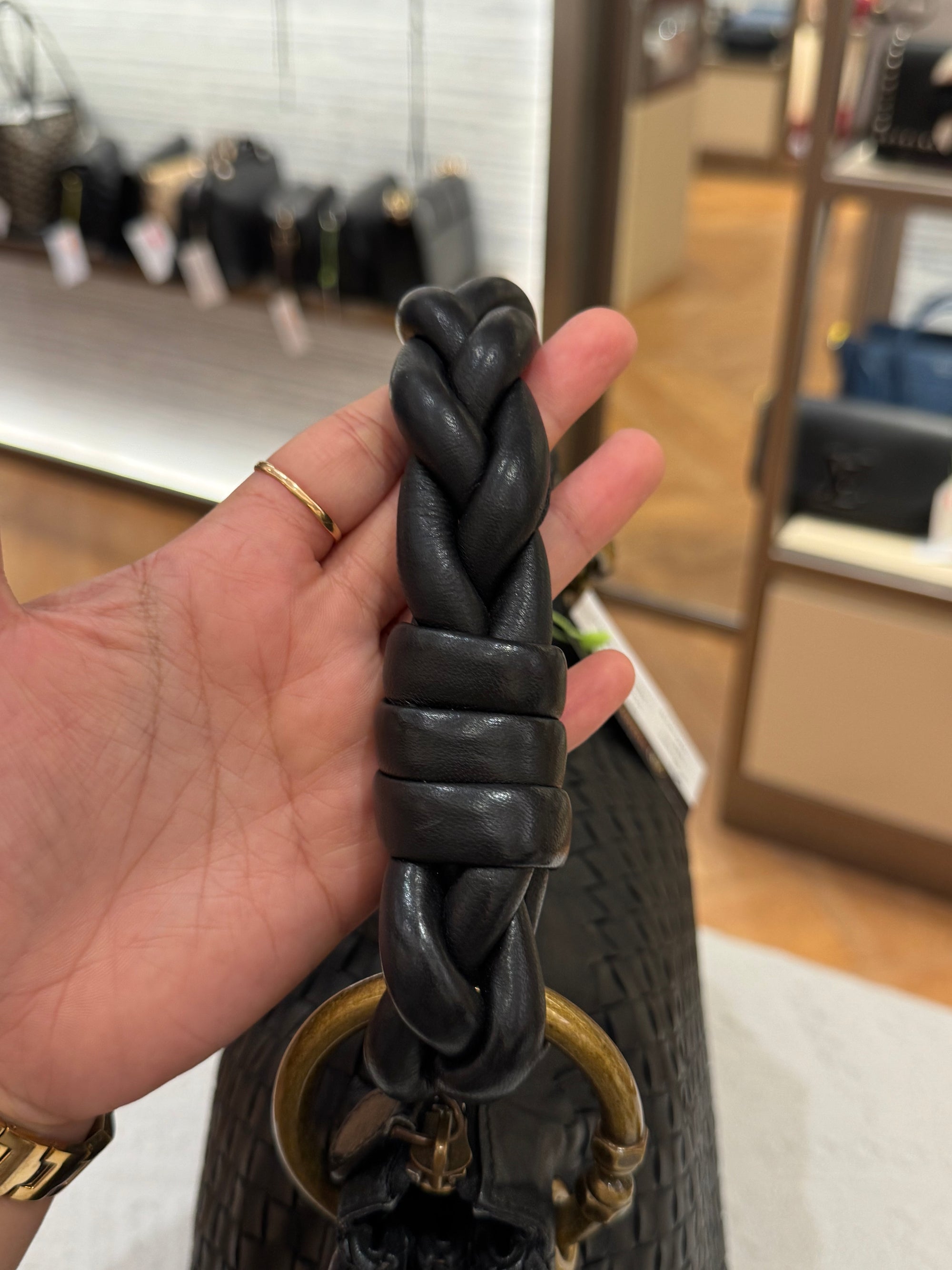 Bottega Veneta Hobo Interciato