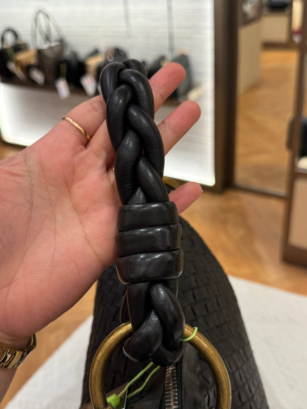 Bottega Veneta Hobo Interciato