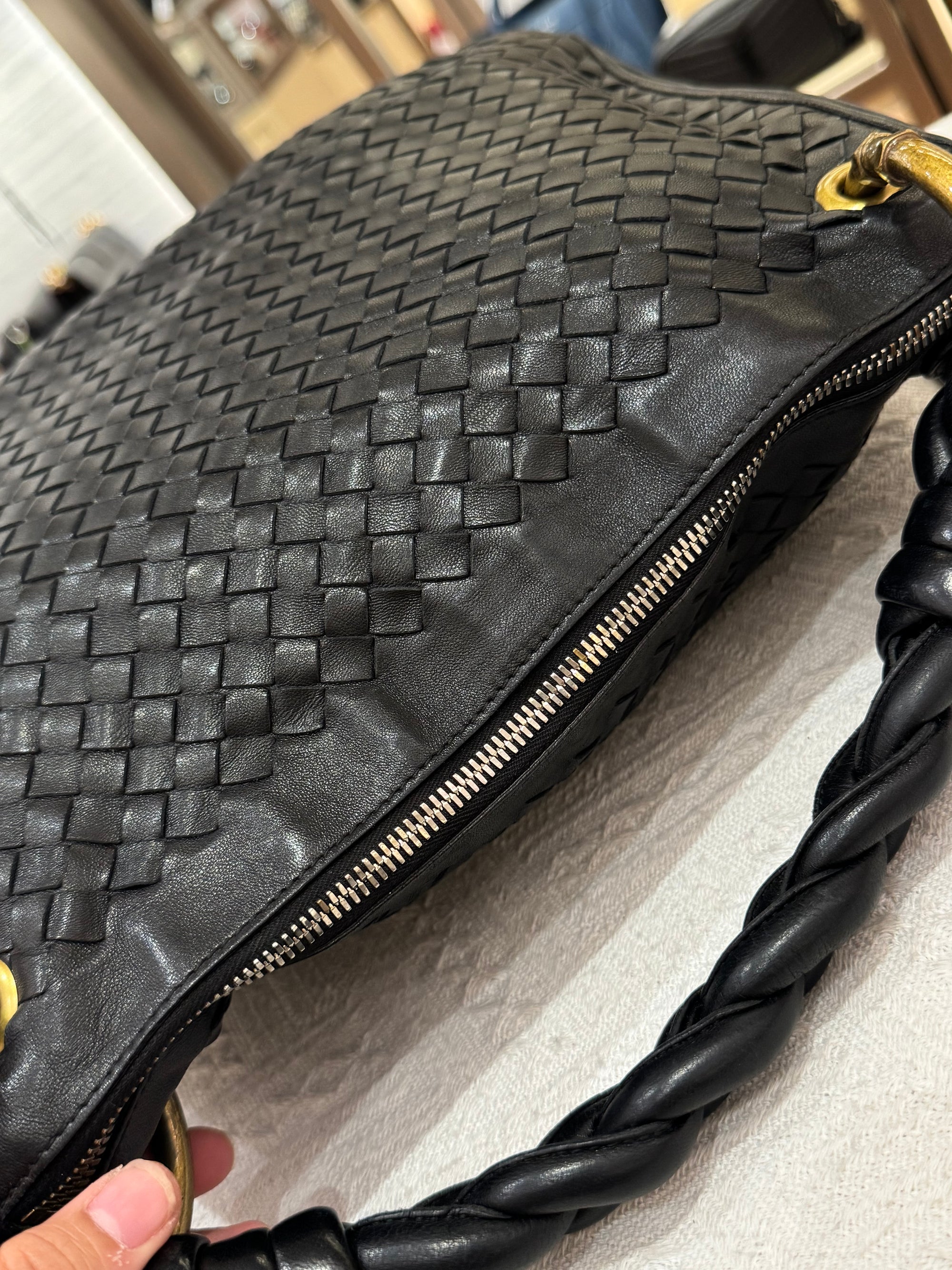 Bottega Veneta Hobo Interciato