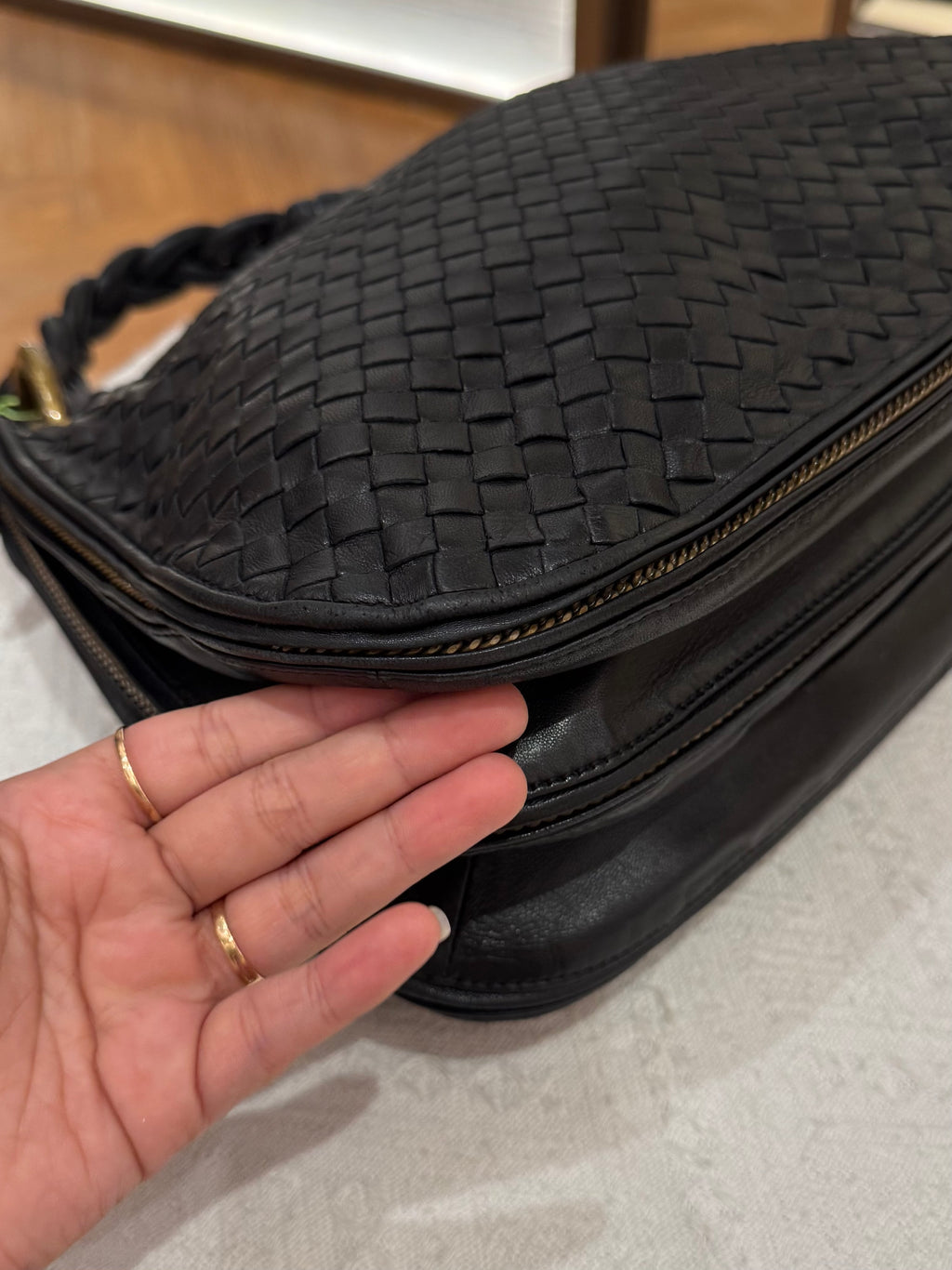 Bottega Veneta Hobo Interciato