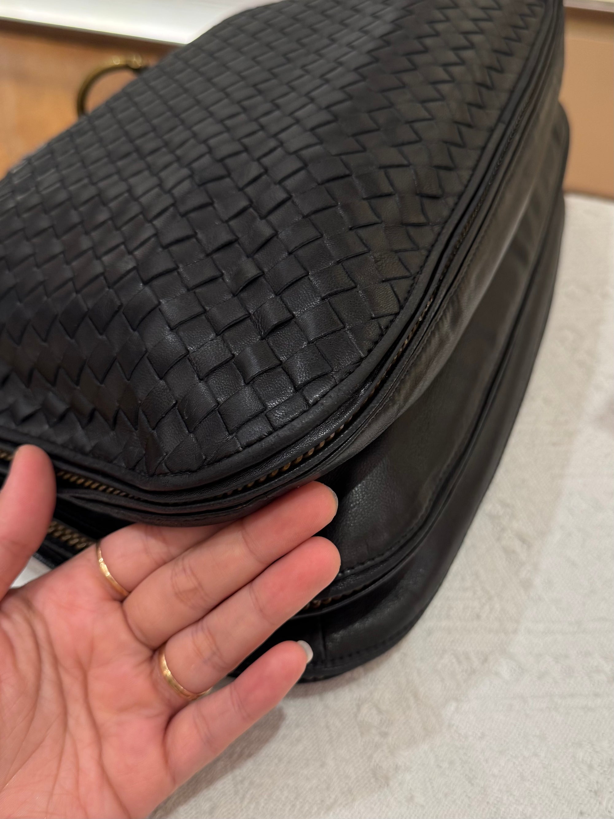 Bottega Veneta Hobo Interciato