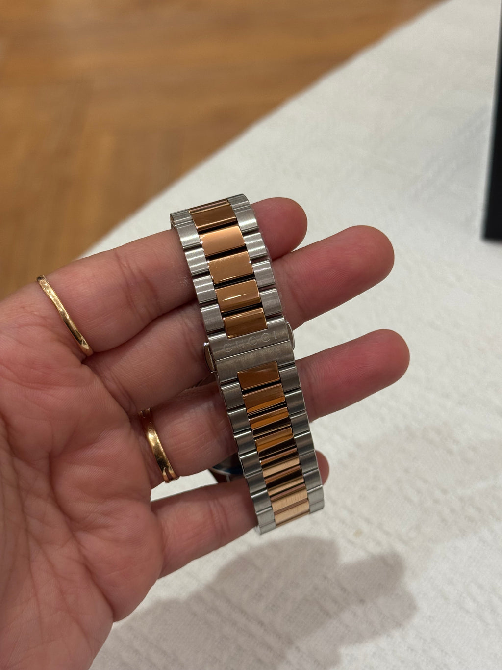 Gucci Watch Two Tone Round