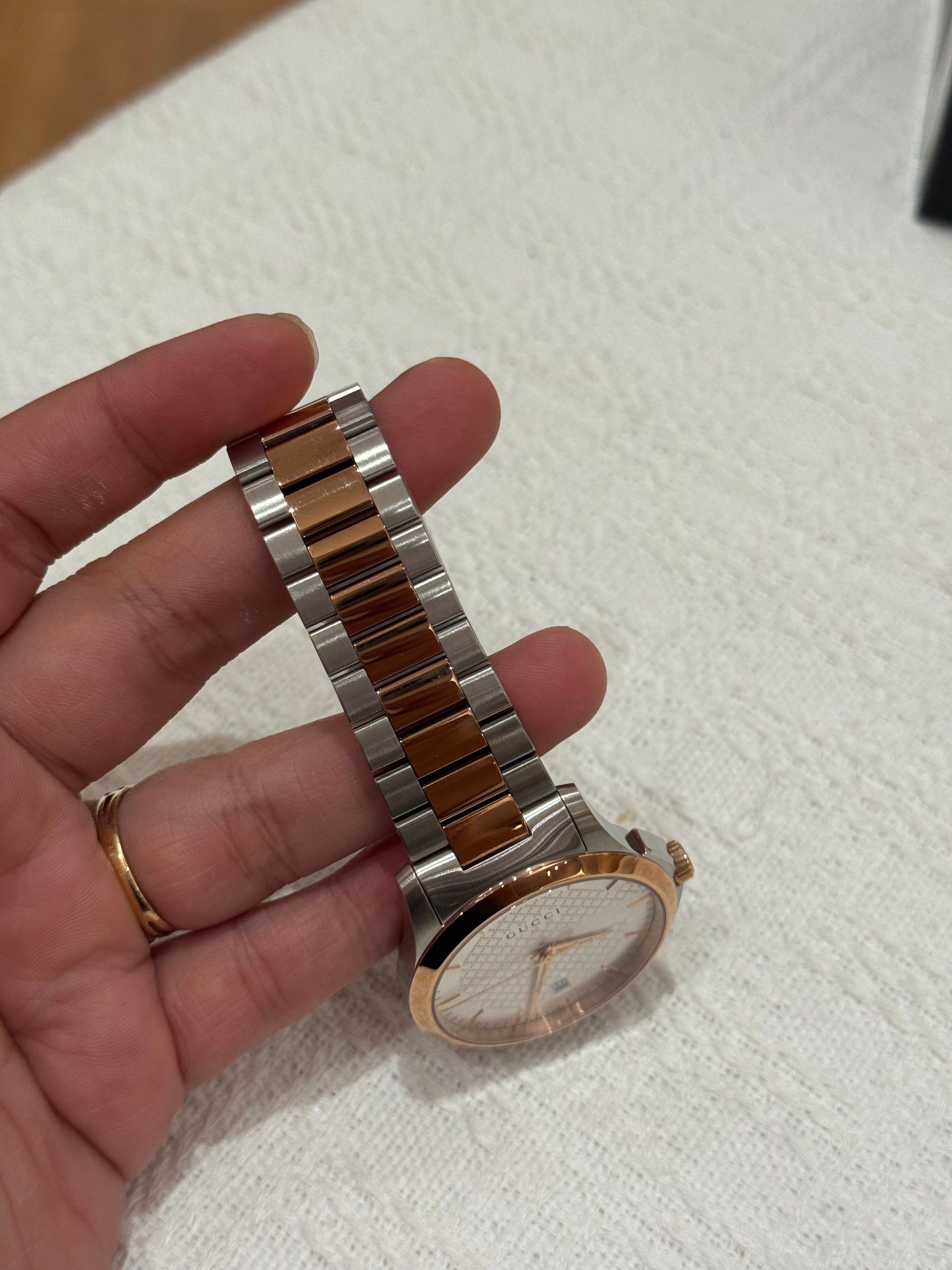 Gucci Watch Two Tone Round