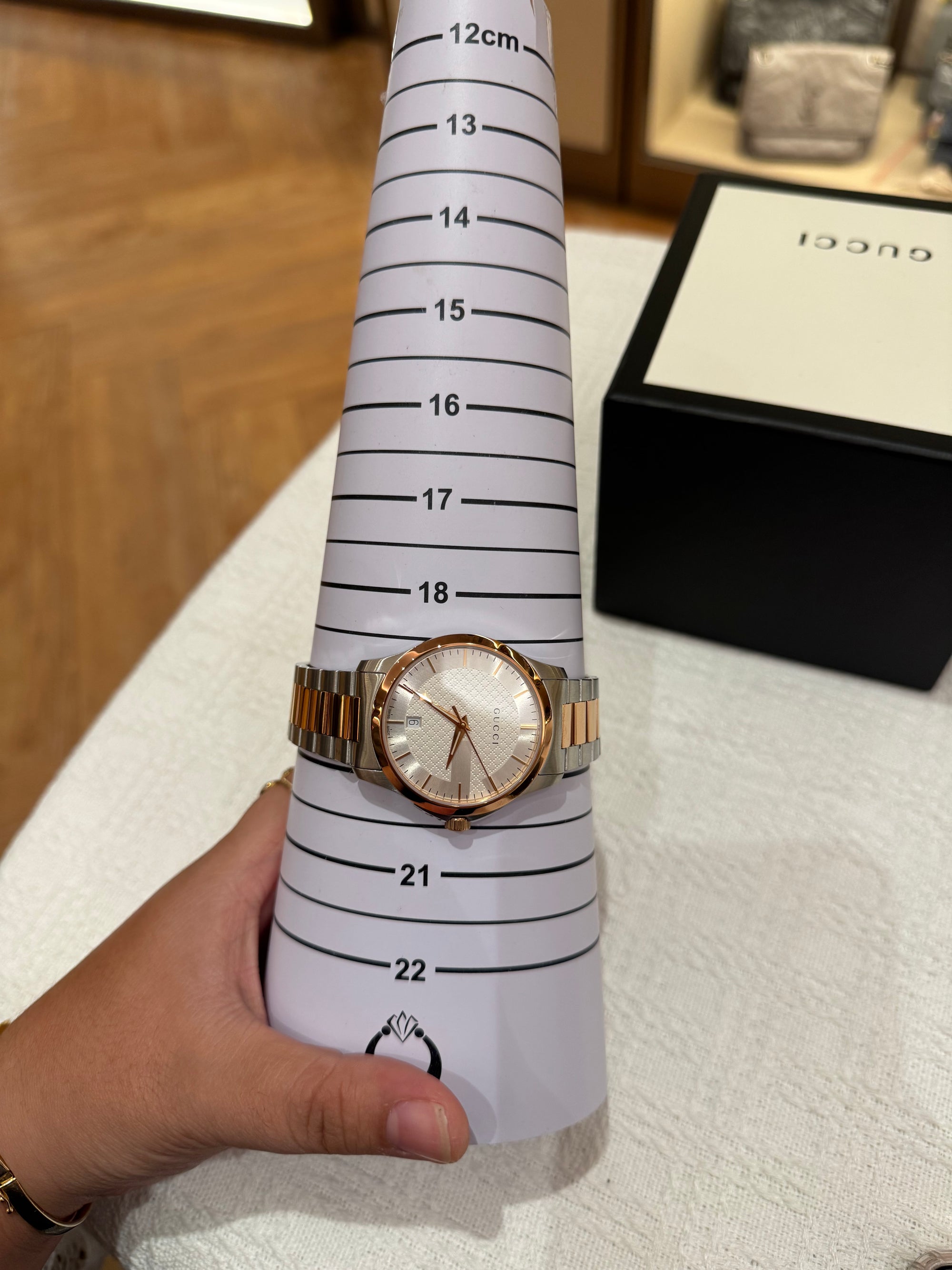 Gucci Watch Two Tone Round