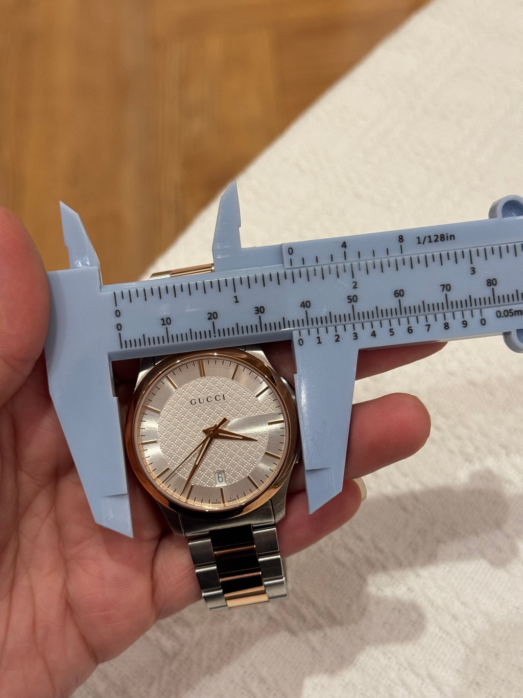 Gucci Watch Two Tone Round