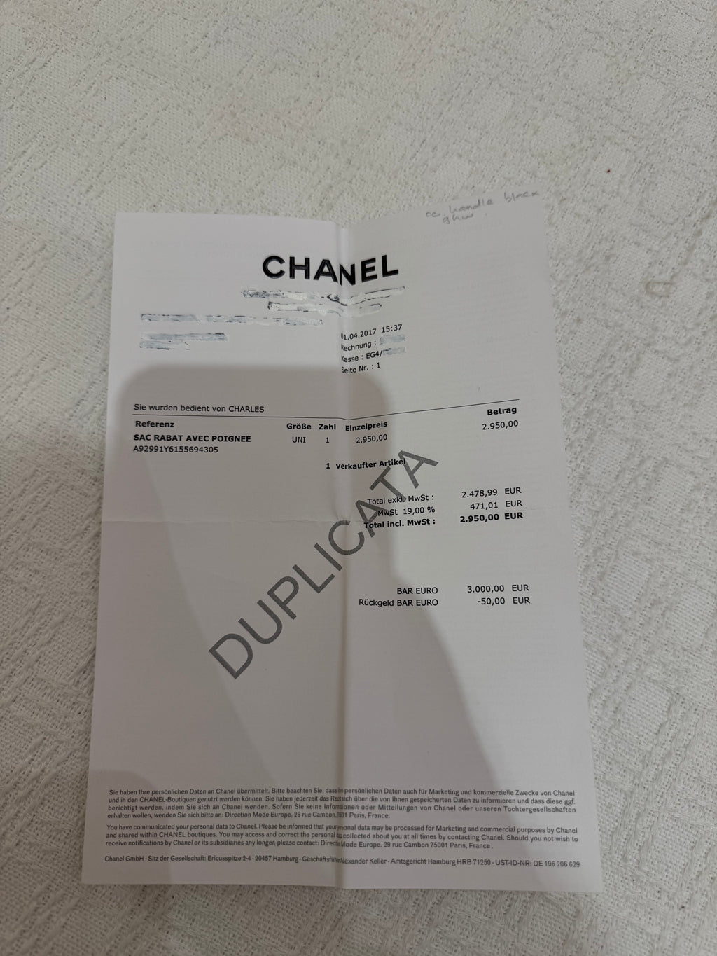 Chanel Coco Medium Top Handle