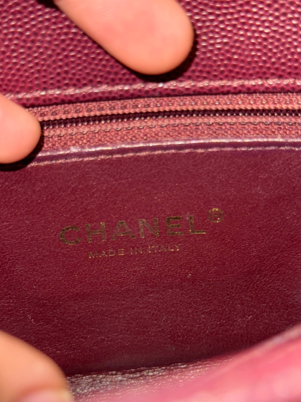 Chanel Coco Small Top Handle Lizard