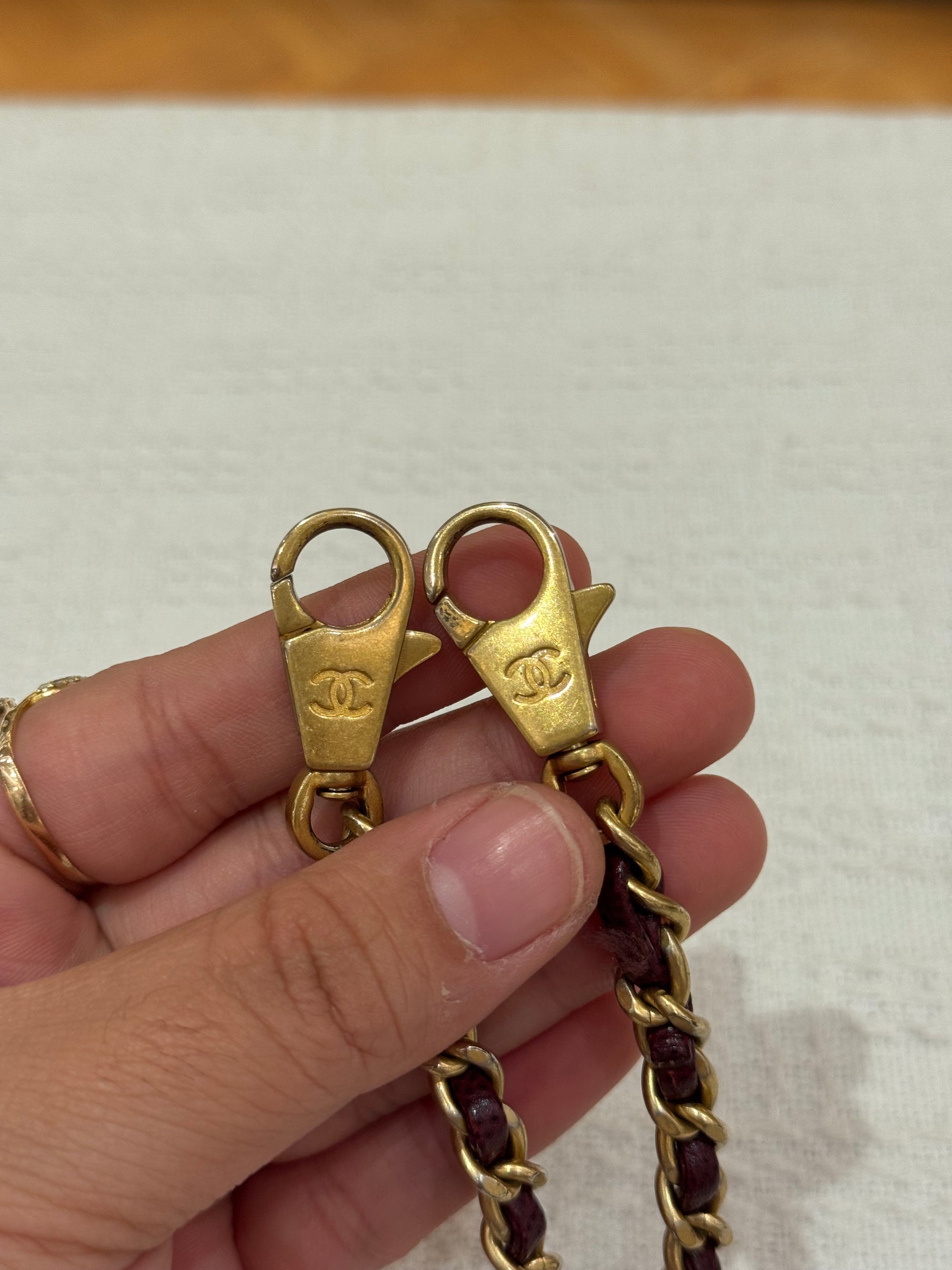 Chanel Coco Small Top Handle Lizard