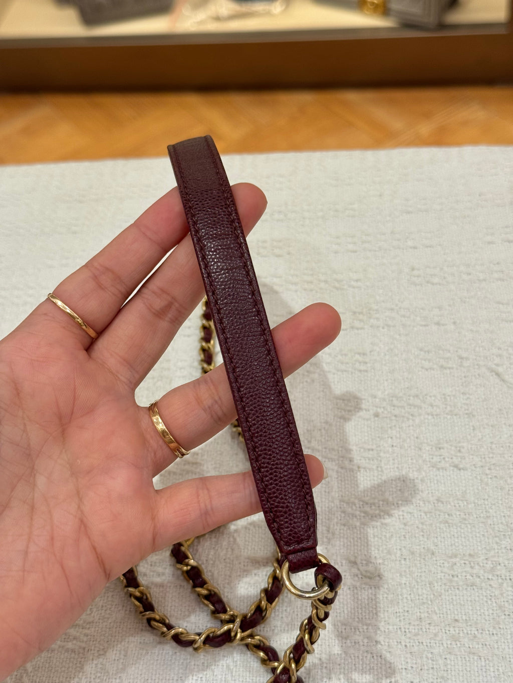 Chanel Coco Small Top Handle Lizard