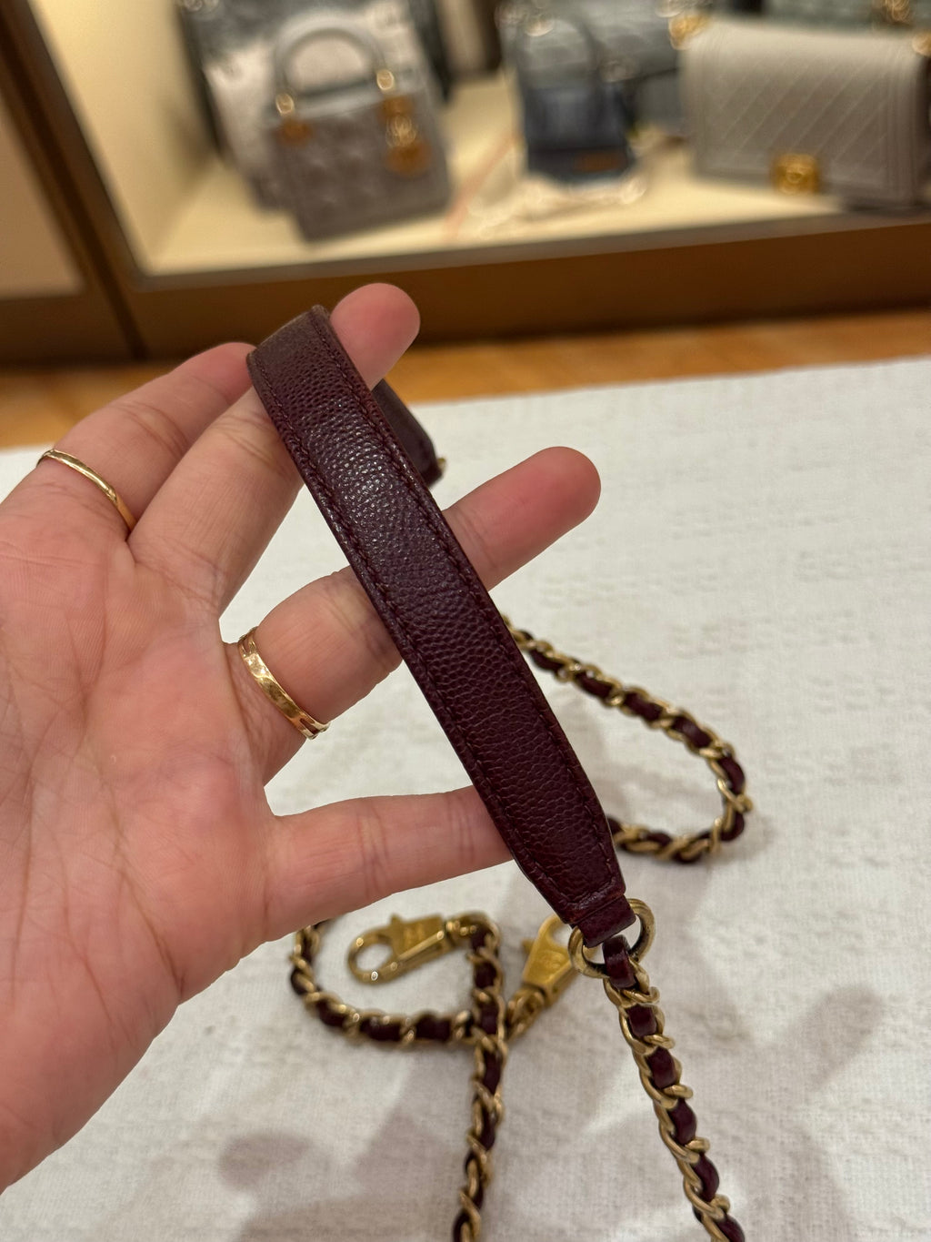 Chanel Coco Small Top Handle Lizard