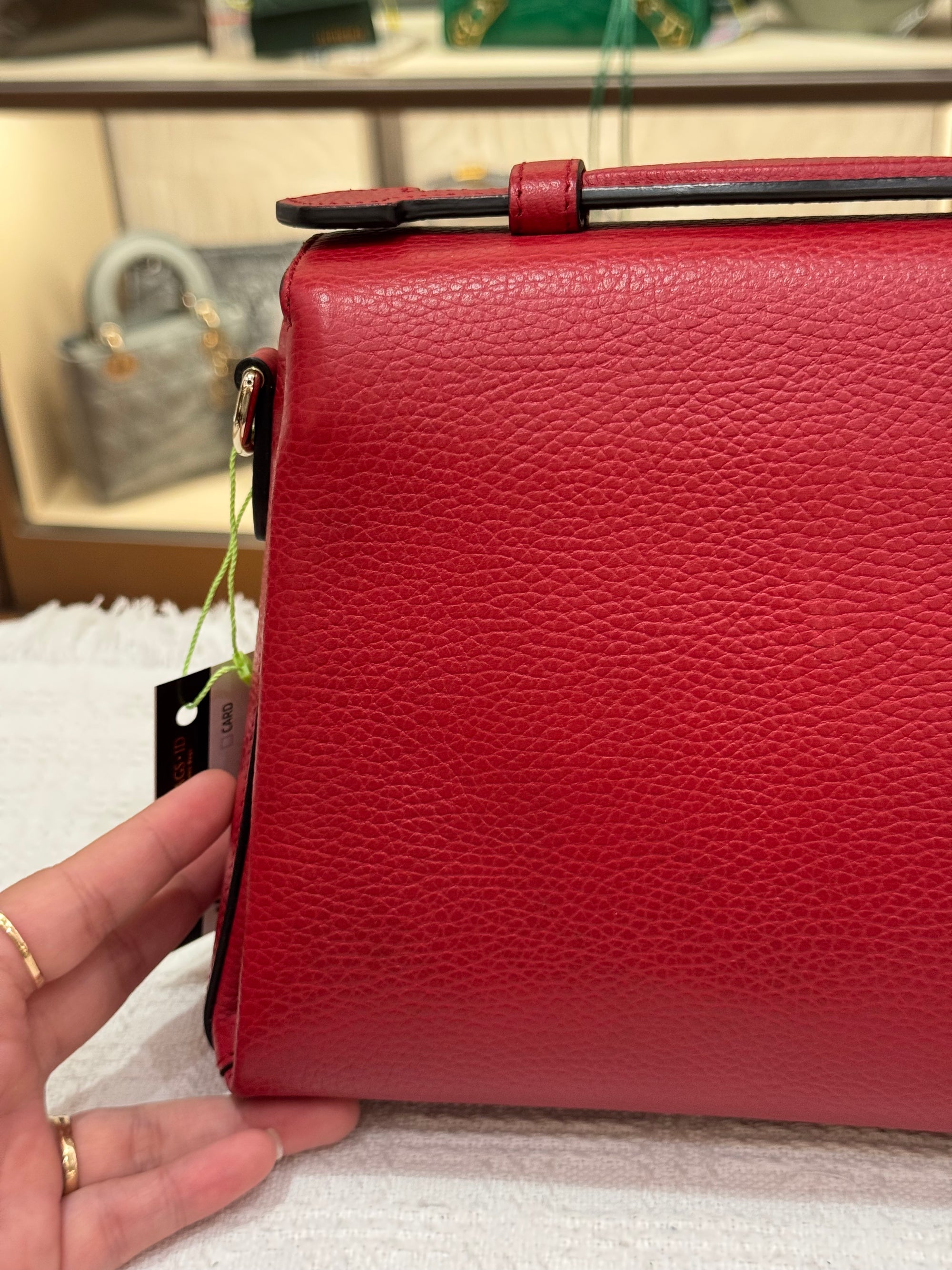 Gucci Interlock Top Handle Red