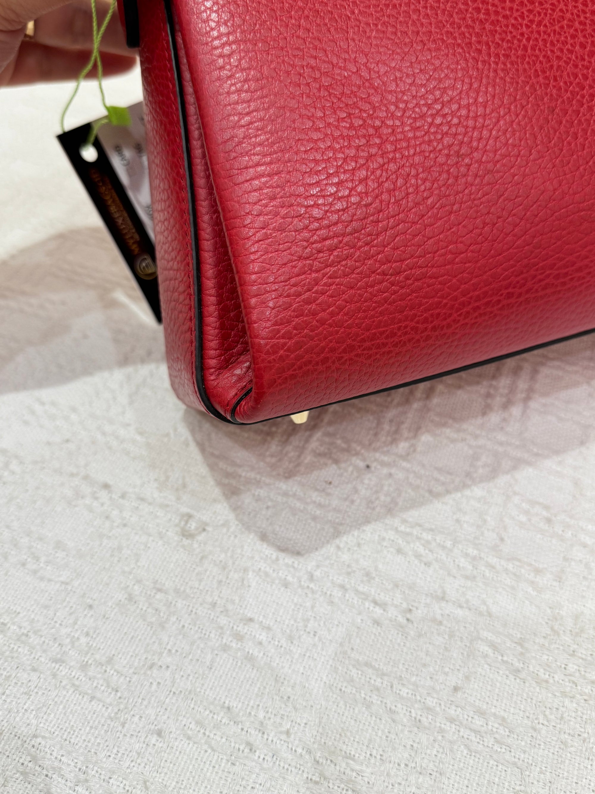 Gucci Interlock Top Handle Red