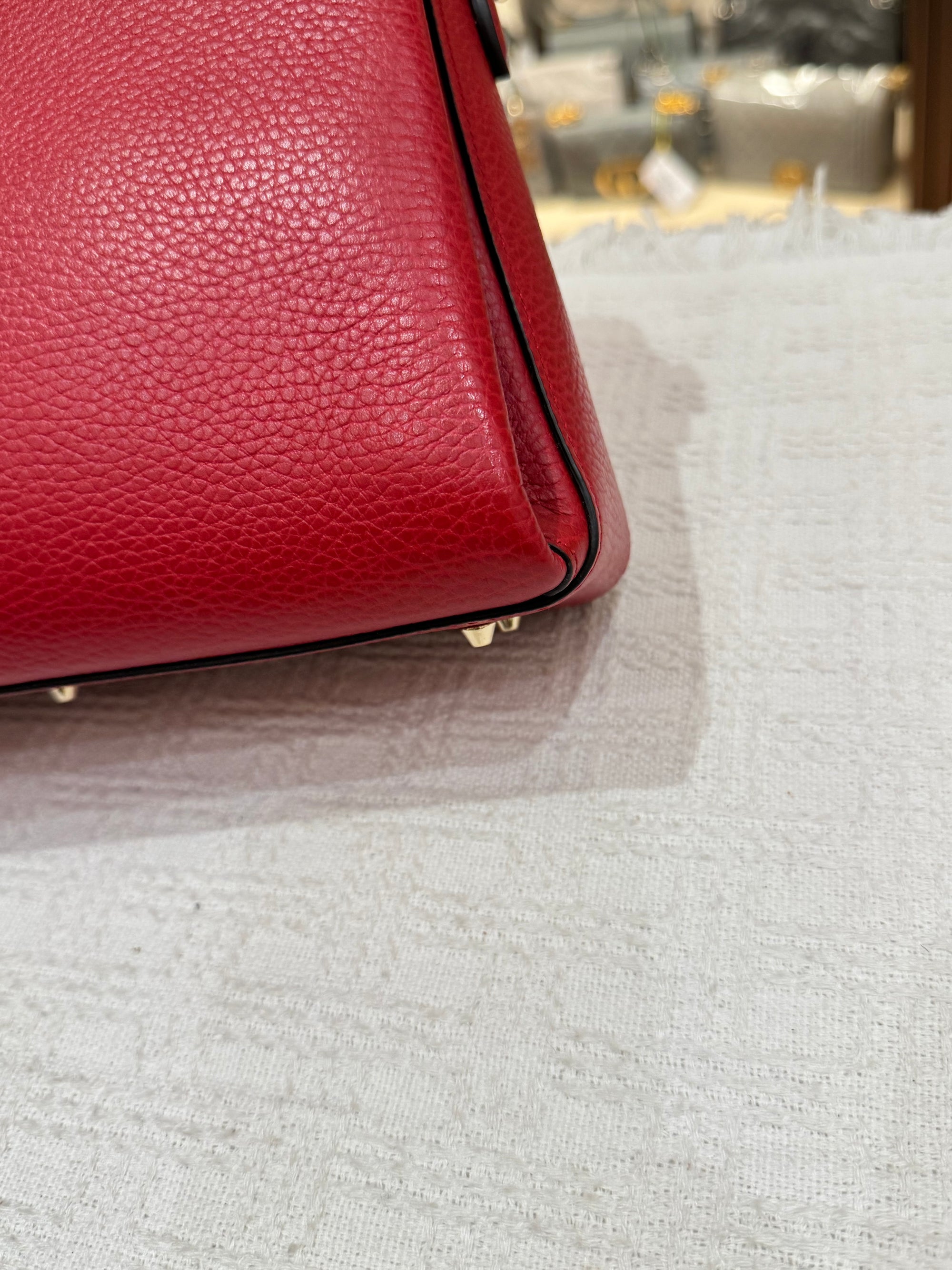 Gucci Interlock Top Handle Red