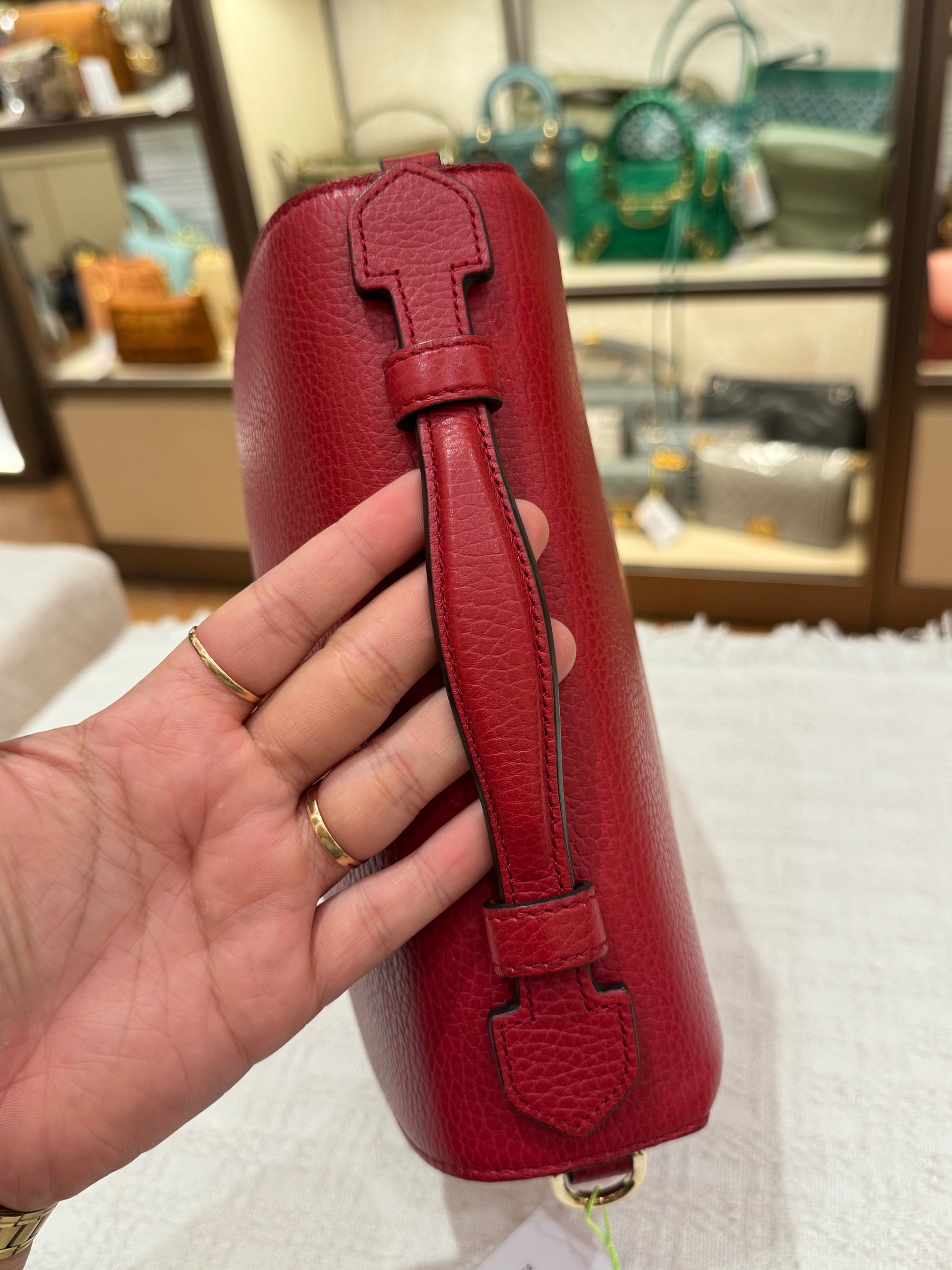 Gucci Interlock Top Handle Red