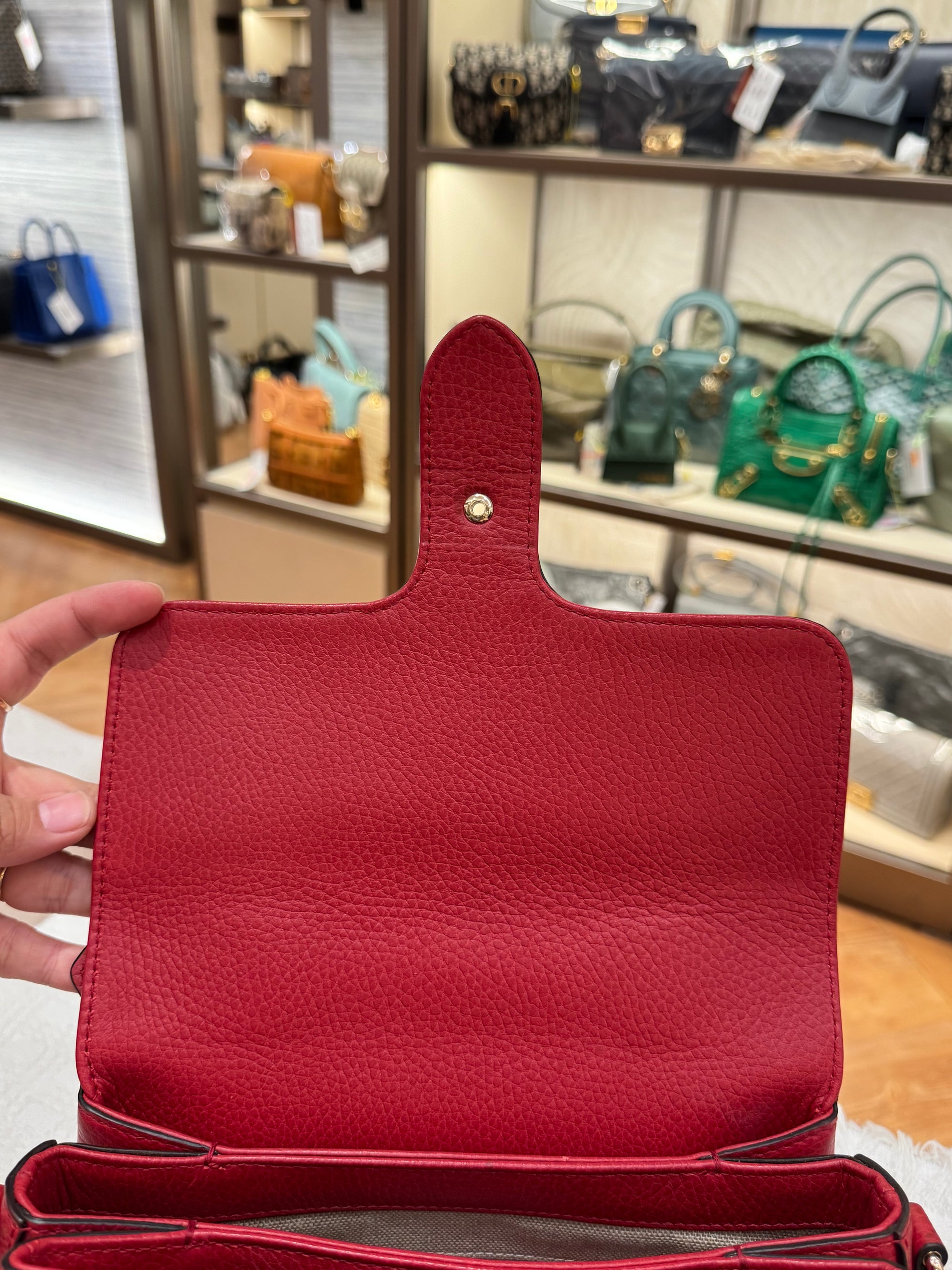 Gucci Interlock Top Handle Red