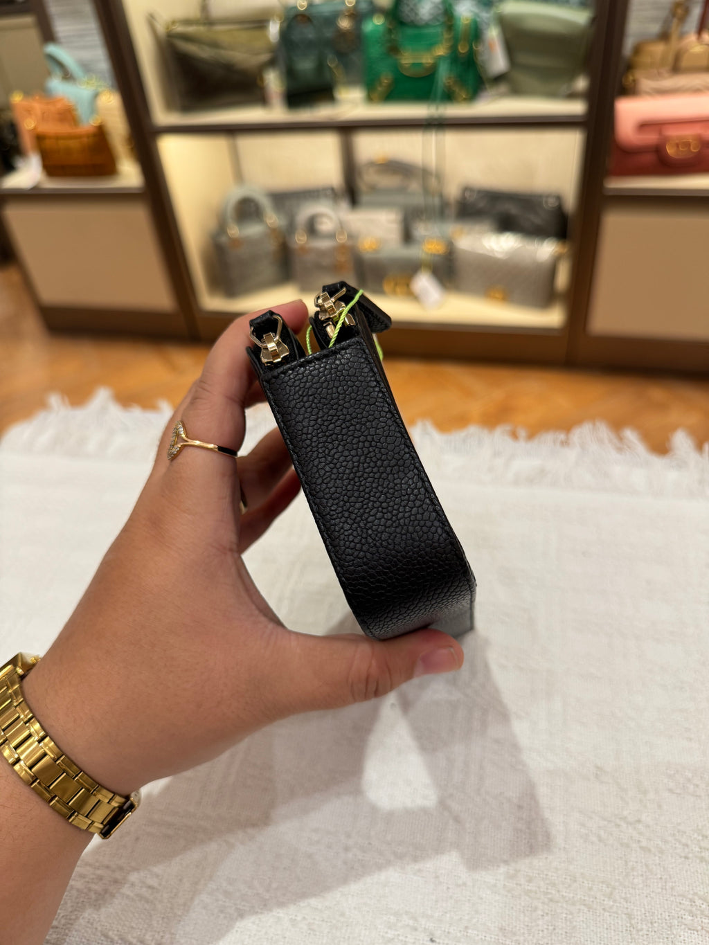 Chanel Boy WOC Double Zip Black
