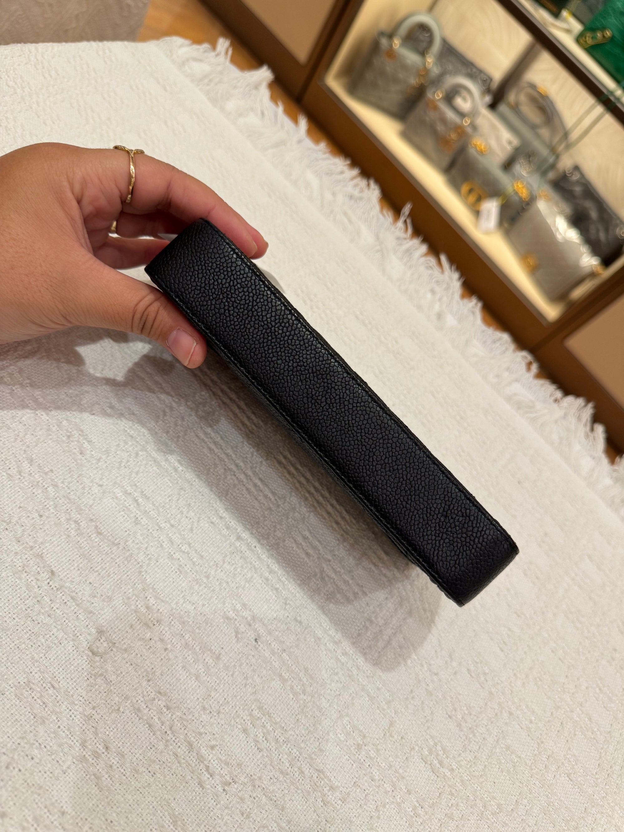 Chanel Boy WOC Double Zip Black