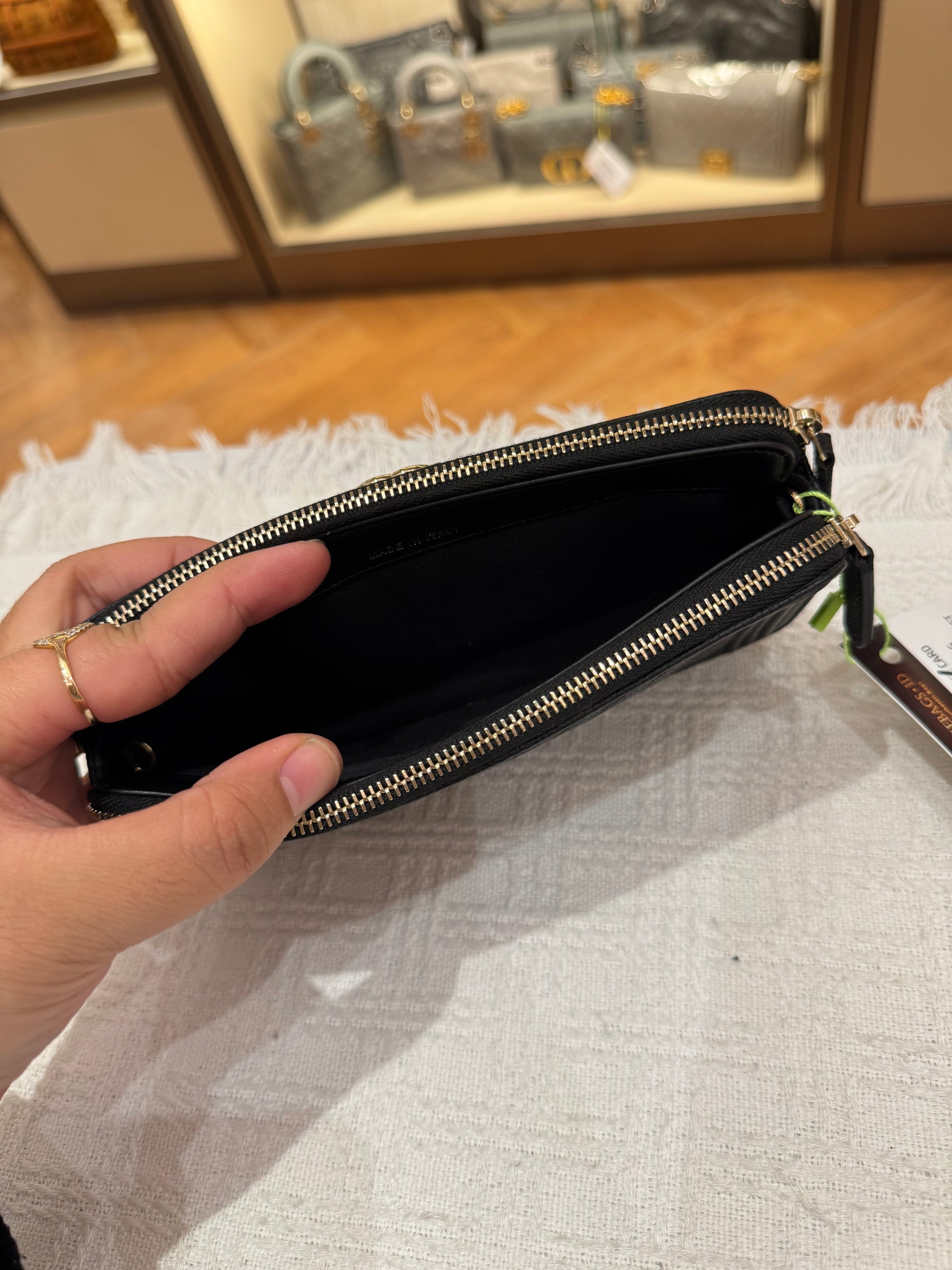 Chanel Boy WOC Double Zip Black