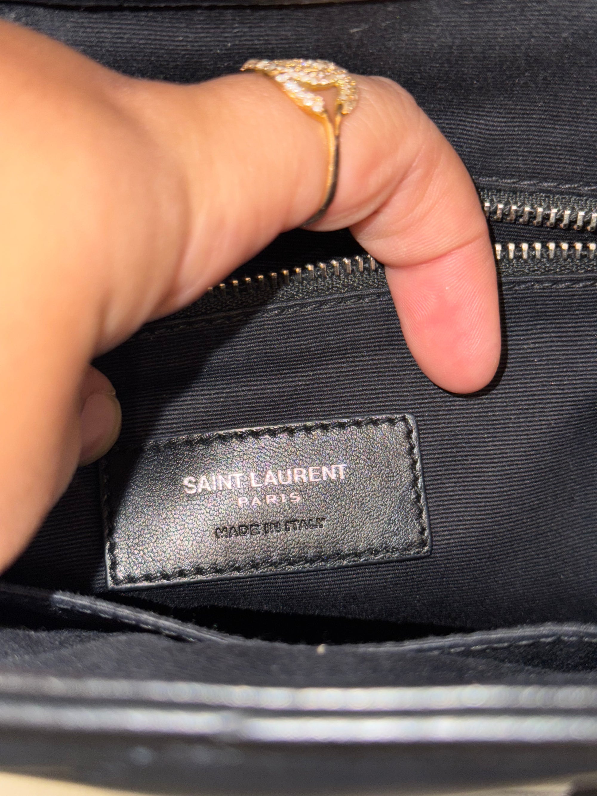 Saint Laurent LouLou Backpack Black