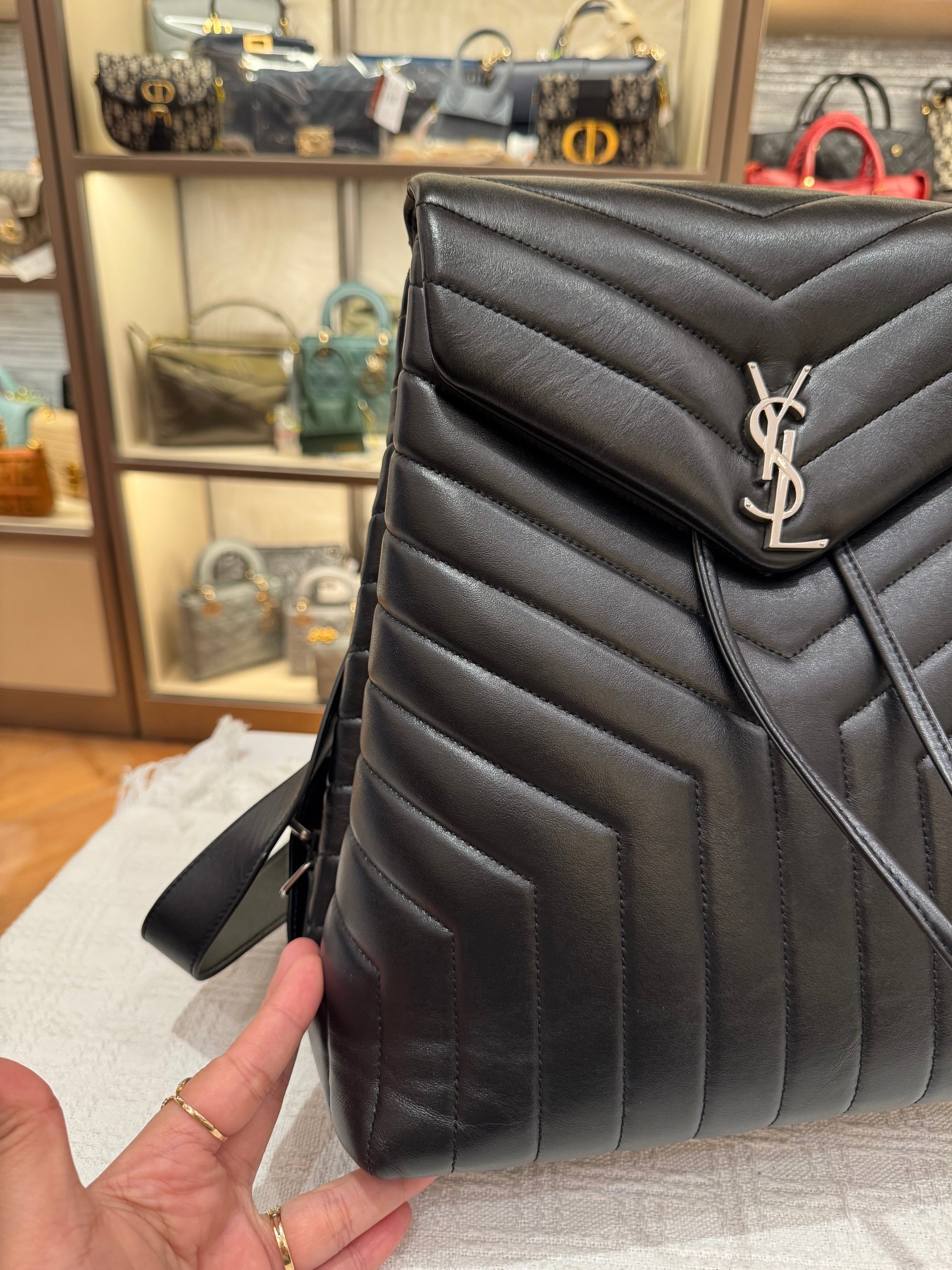 Saint Laurent LouLou Backpack Black
