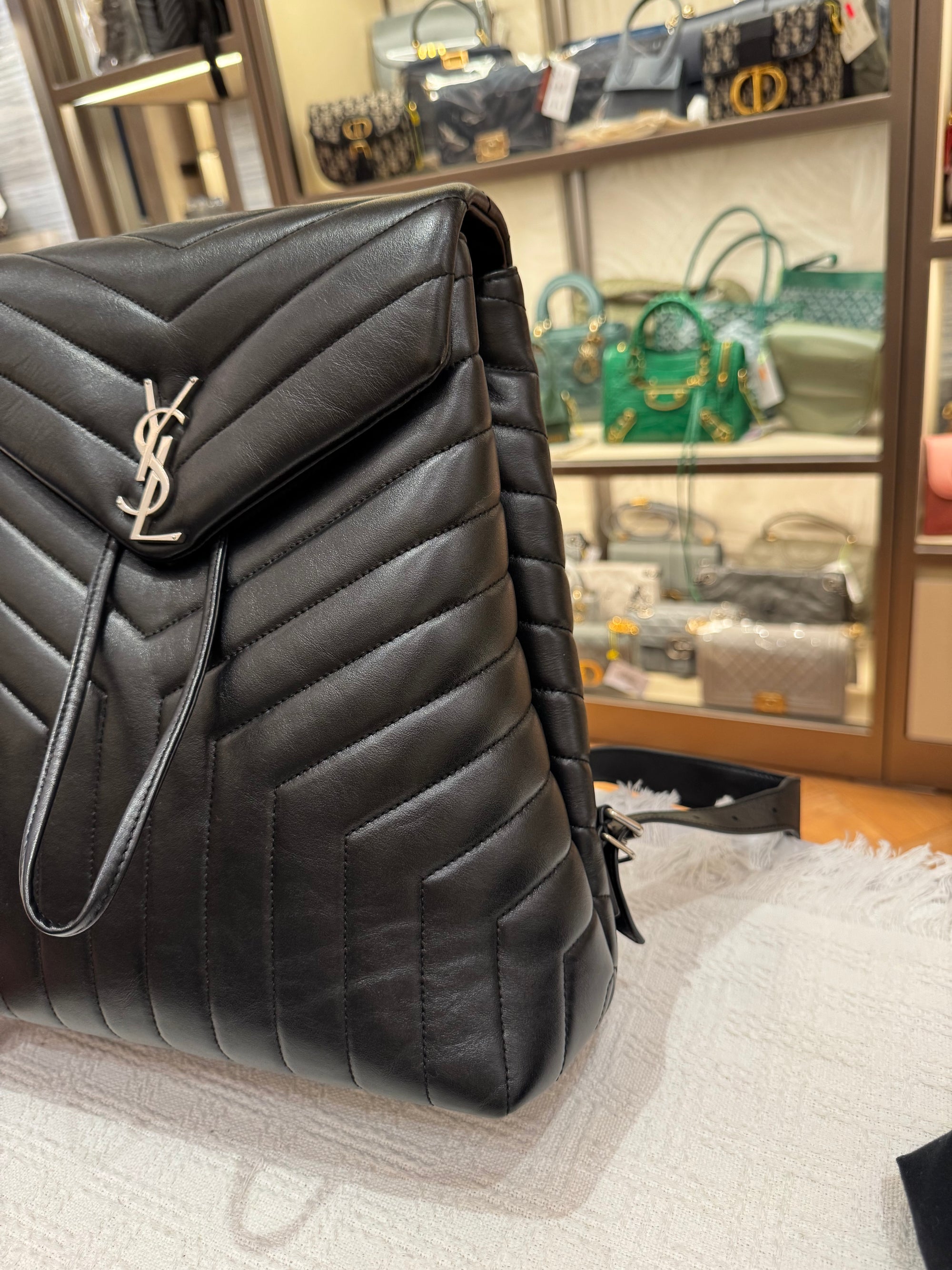 Saint Laurent LouLou Backpack Black