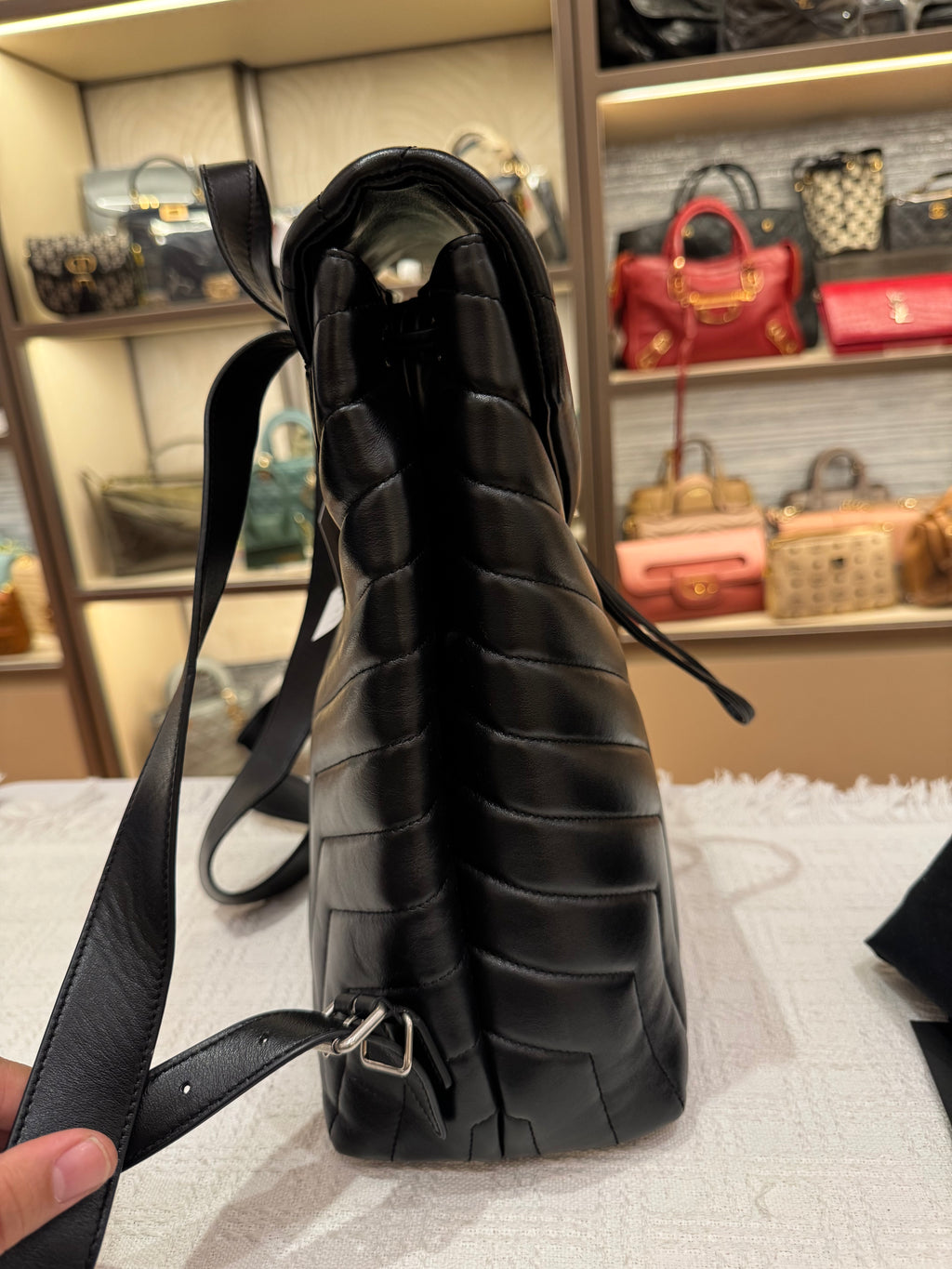 Saint Laurent LouLou Backpack Black