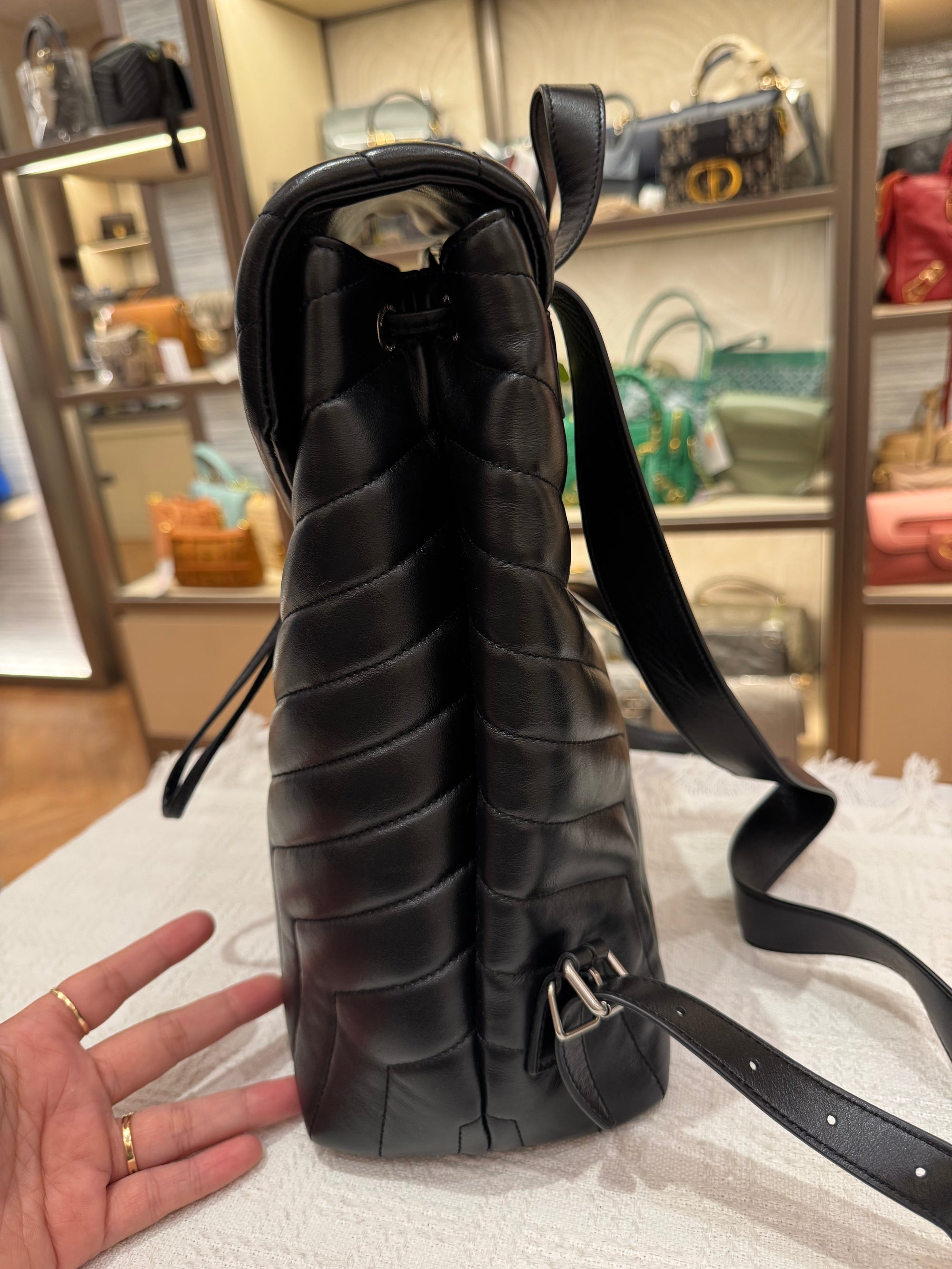 Saint Laurent LouLou Backpack Black