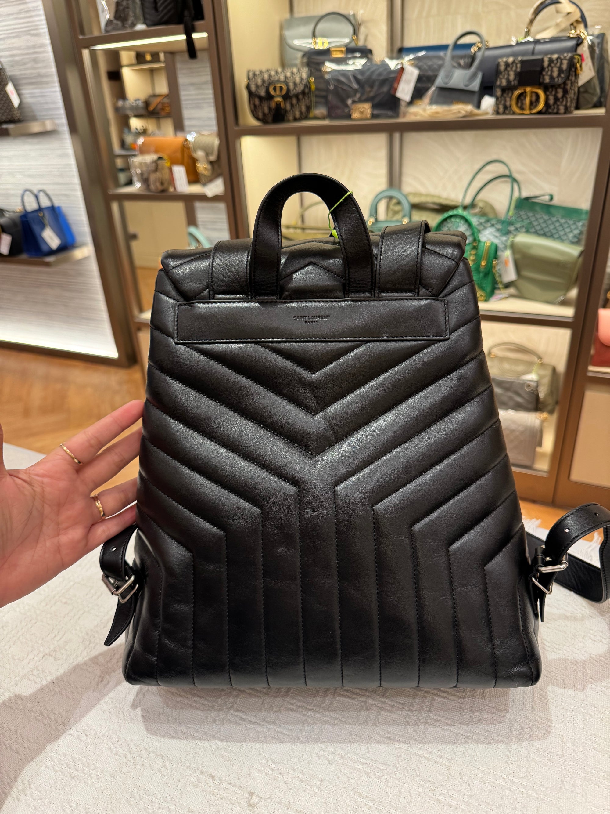 Saint Laurent LouLou Backpack Black