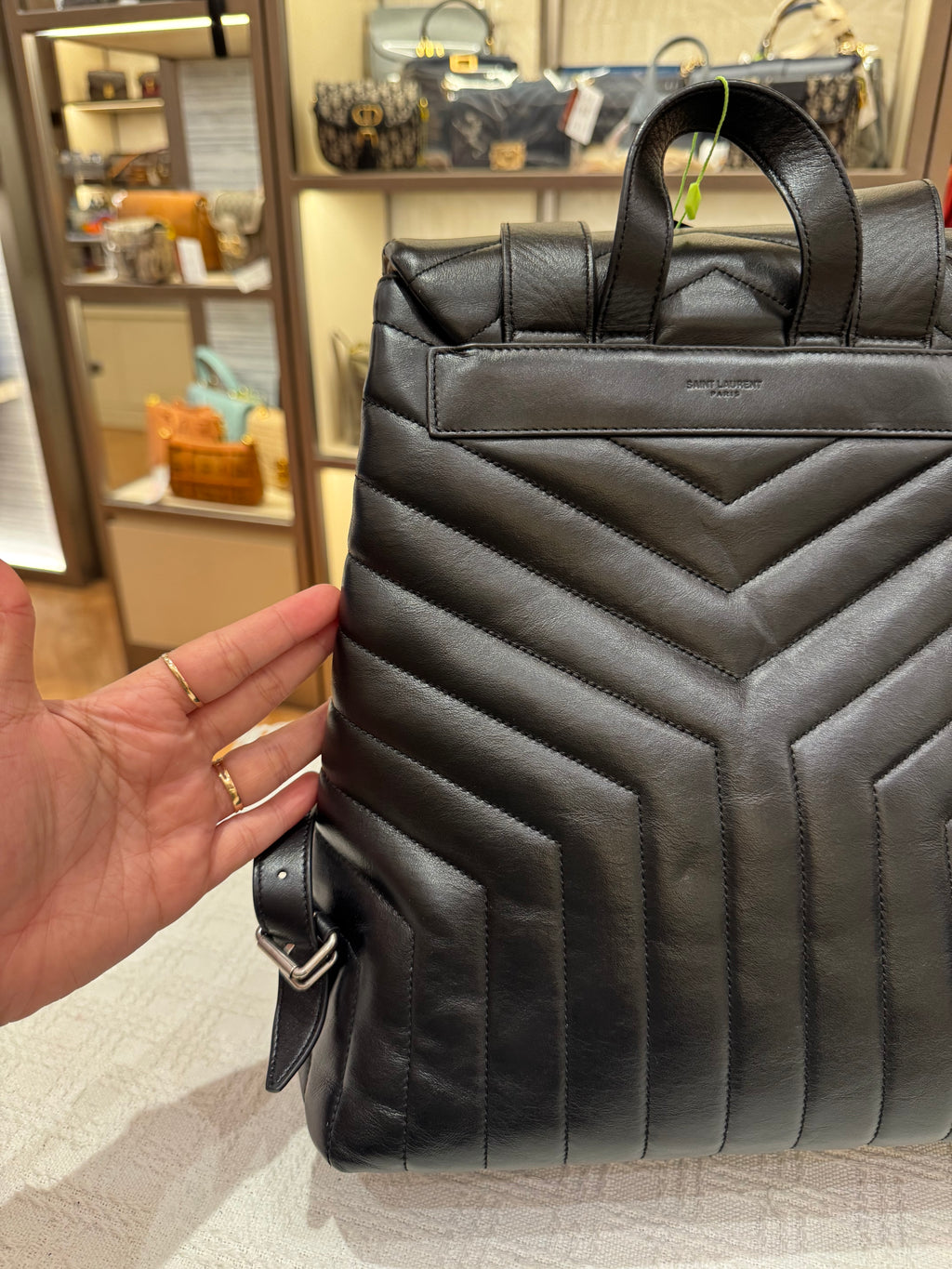 Saint Laurent LouLou Backpack Black