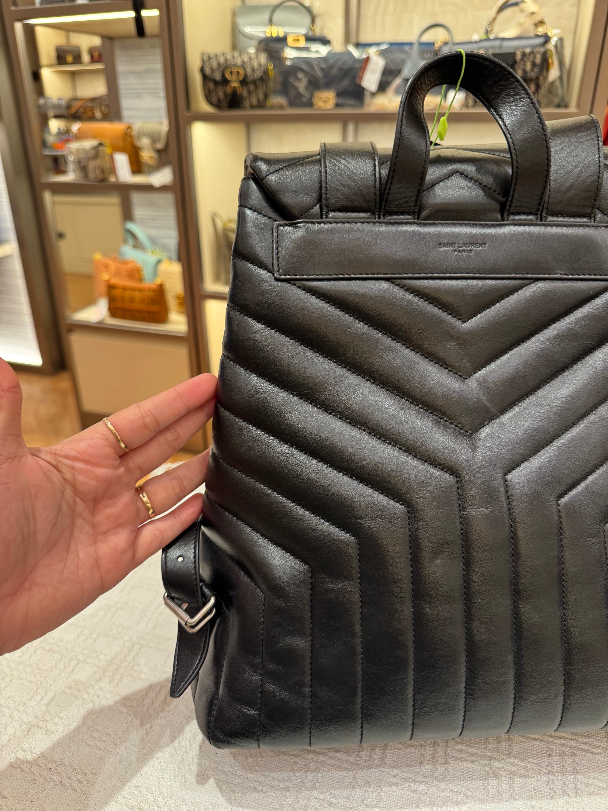 Saint Laurent LouLou Backpack Black