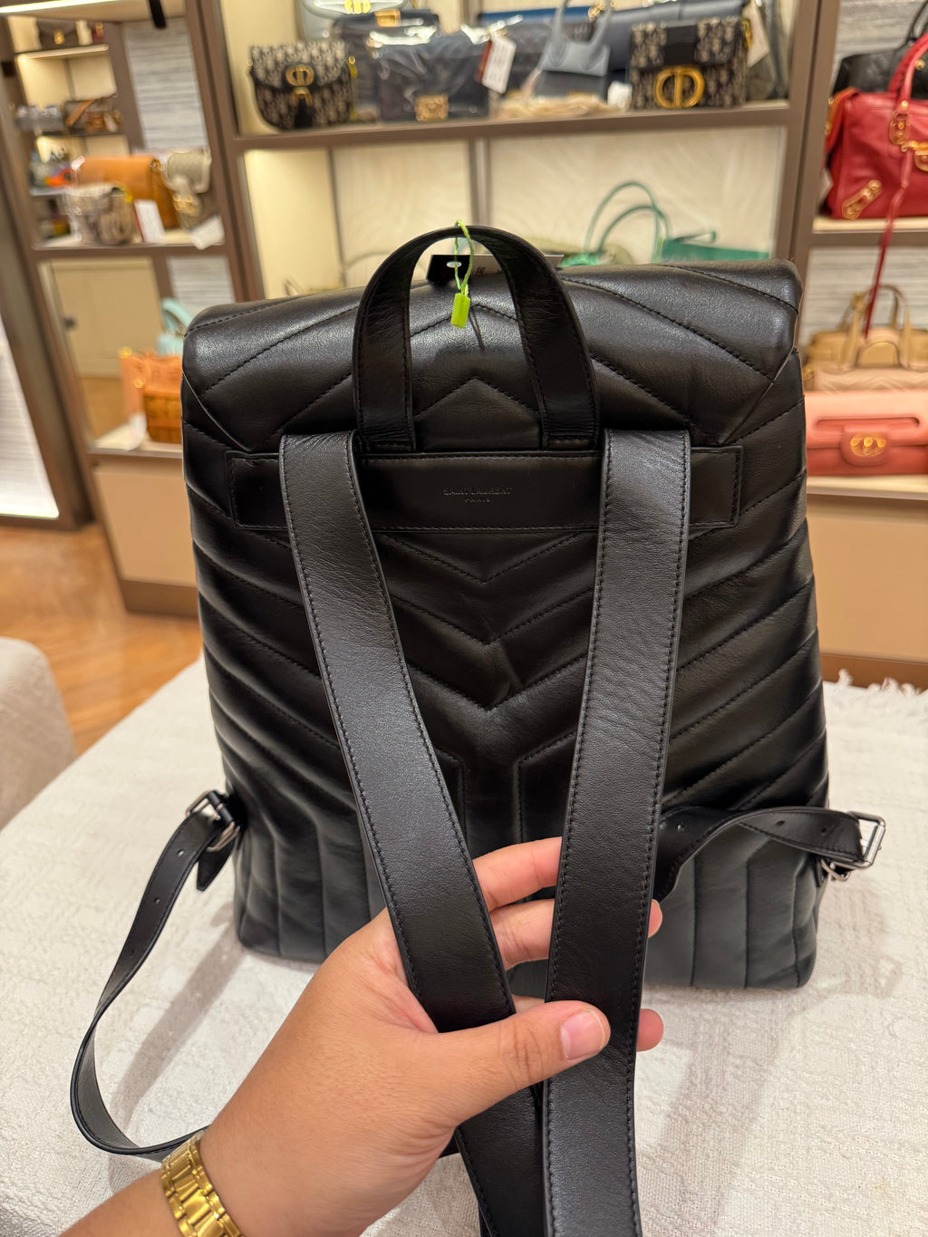 Saint Laurent LouLou Backpack Black