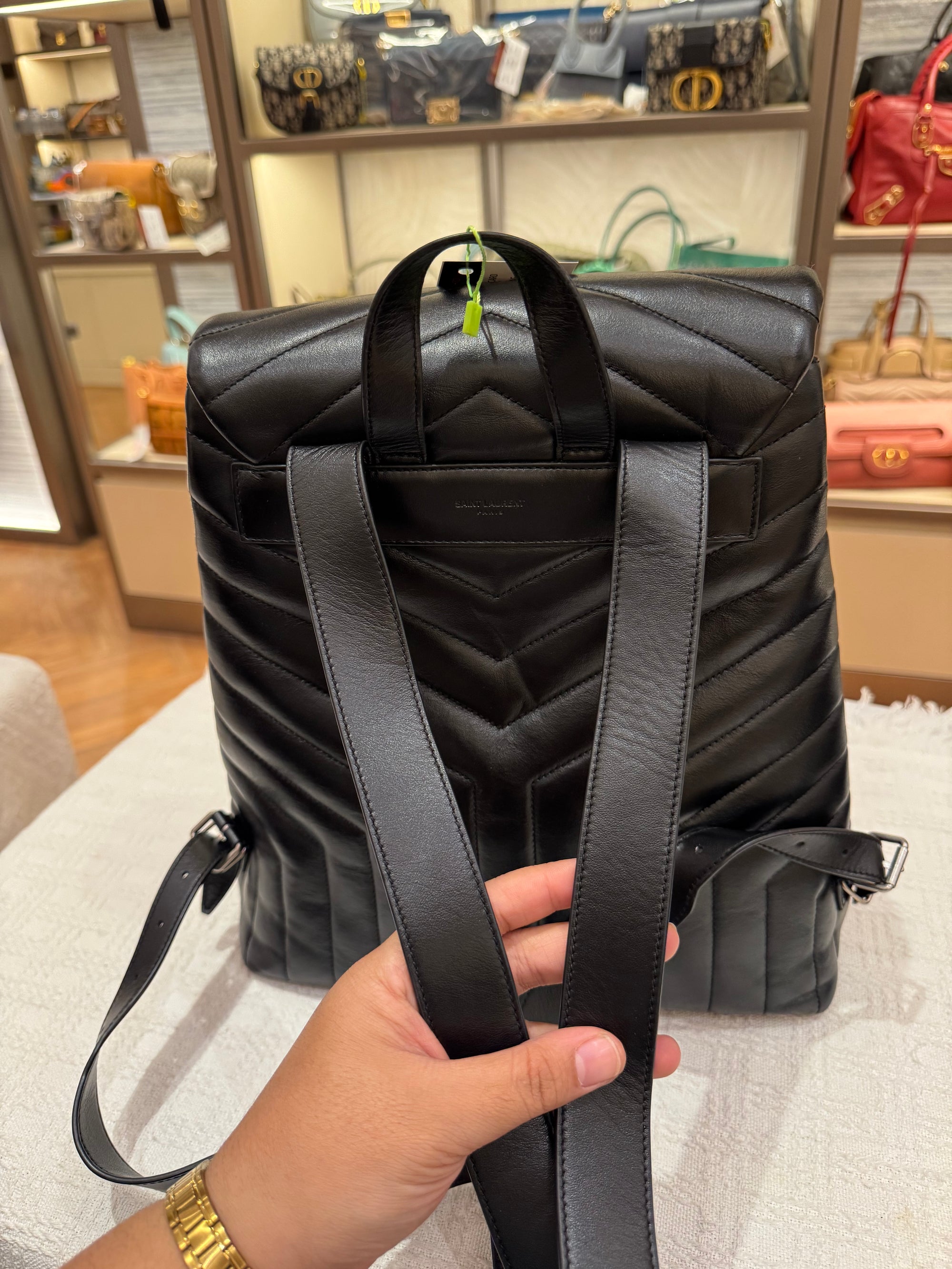 Saint Laurent LouLou Backpack Black