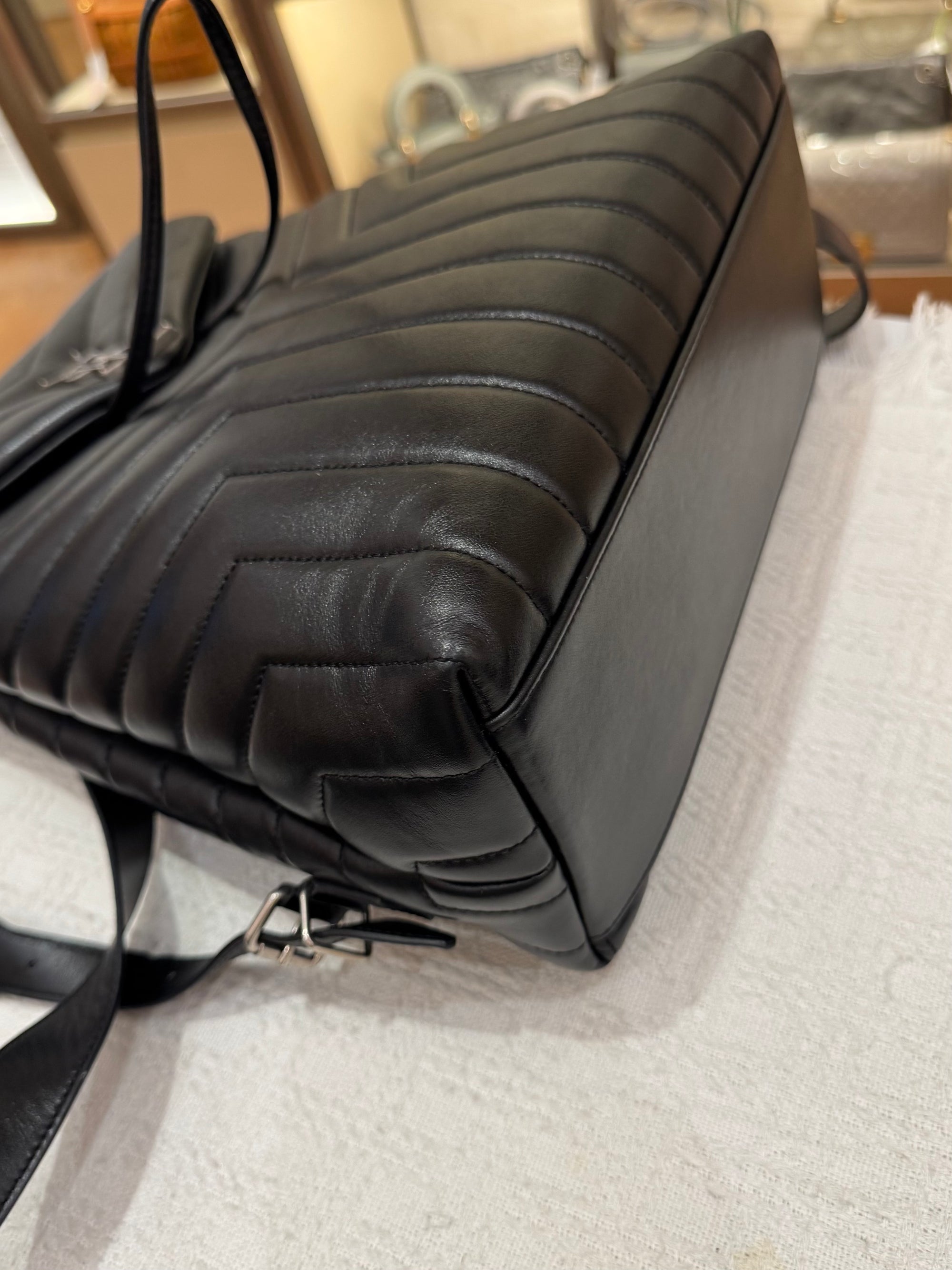 Saint Laurent LouLou Backpack Black