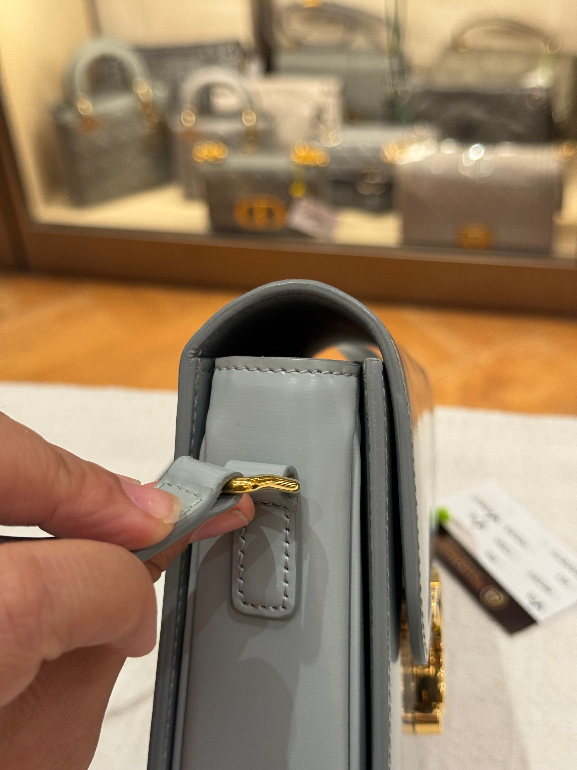 Celine Teen Triomphe Ice Blue
