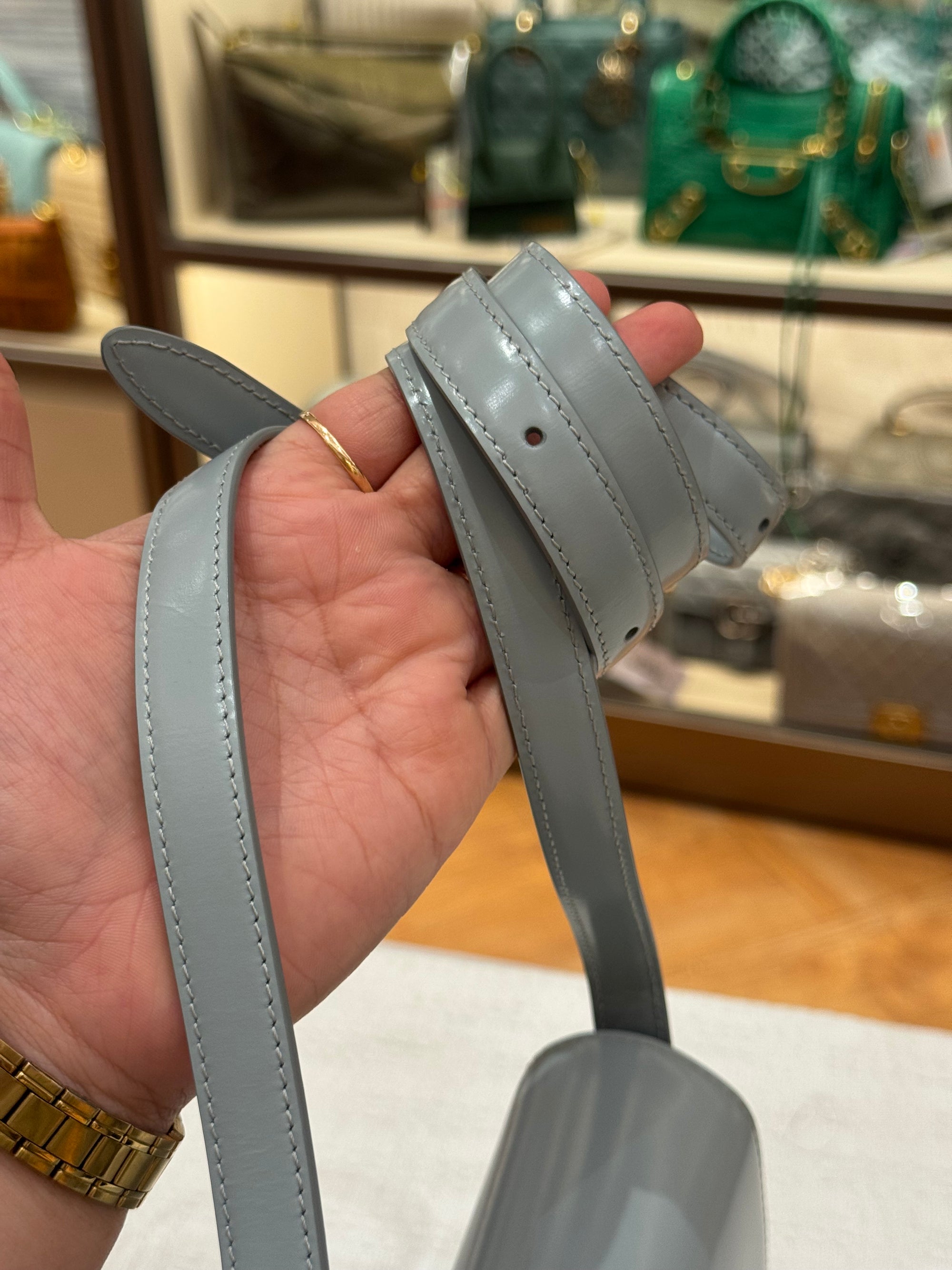 Celine Teen Triomphe Ice Blue